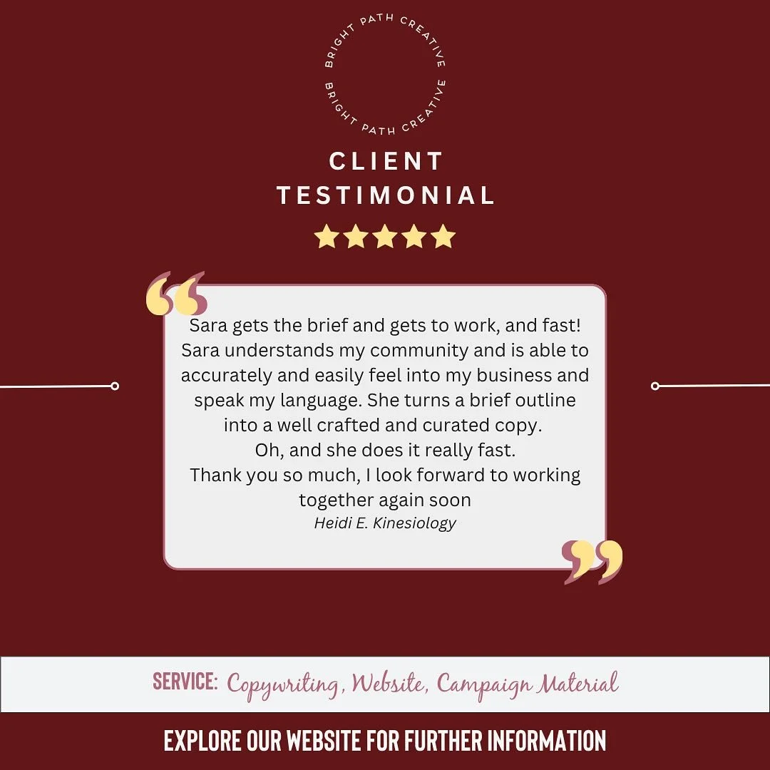 We don&rsquo;t take trust lightly.
Every project is a collaboration &mdash; built on clarity, creativity, and care. We&rsquo;re proud to deliver work that earns this kind of feedback, and even prouder to walk alongside clients who are doing incredibl