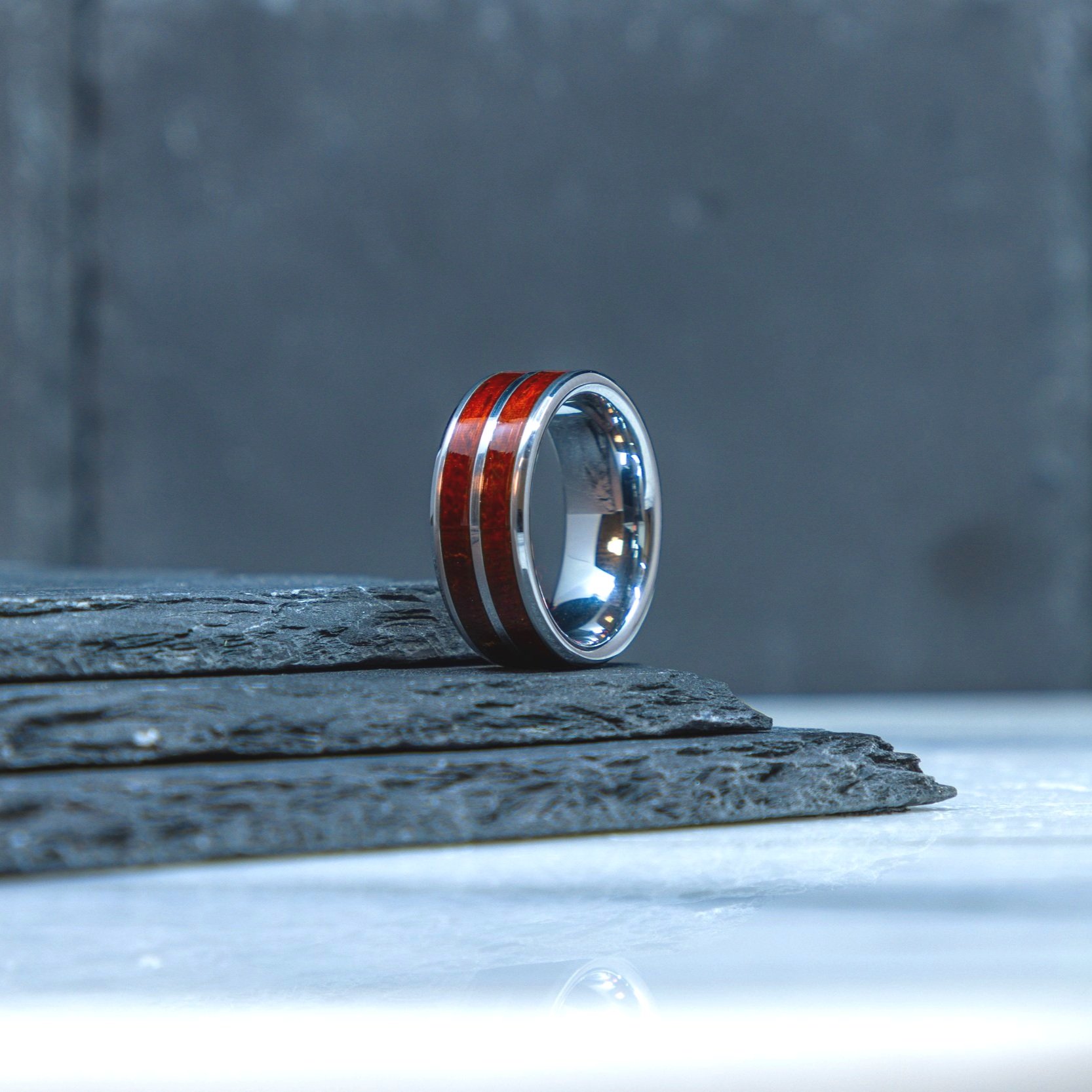Custom rings Men's jewelry Handcrafted Unique design Personalized Native American Eco-friendly Wooden rings Antler rings Wedding Rings