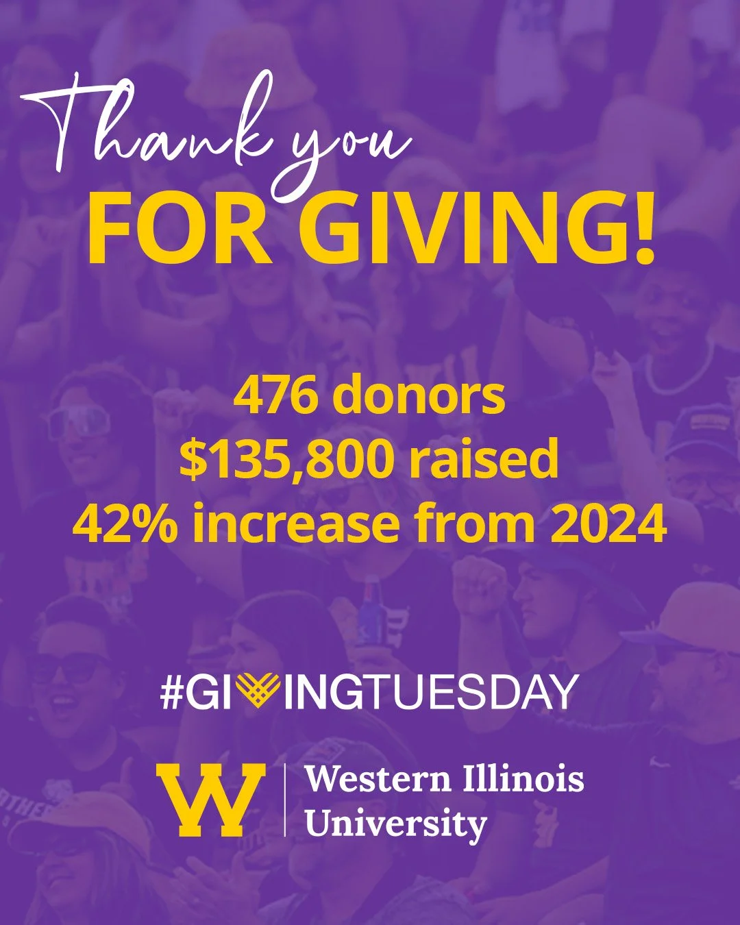 “GivingTuesday” Sets New WIU Record