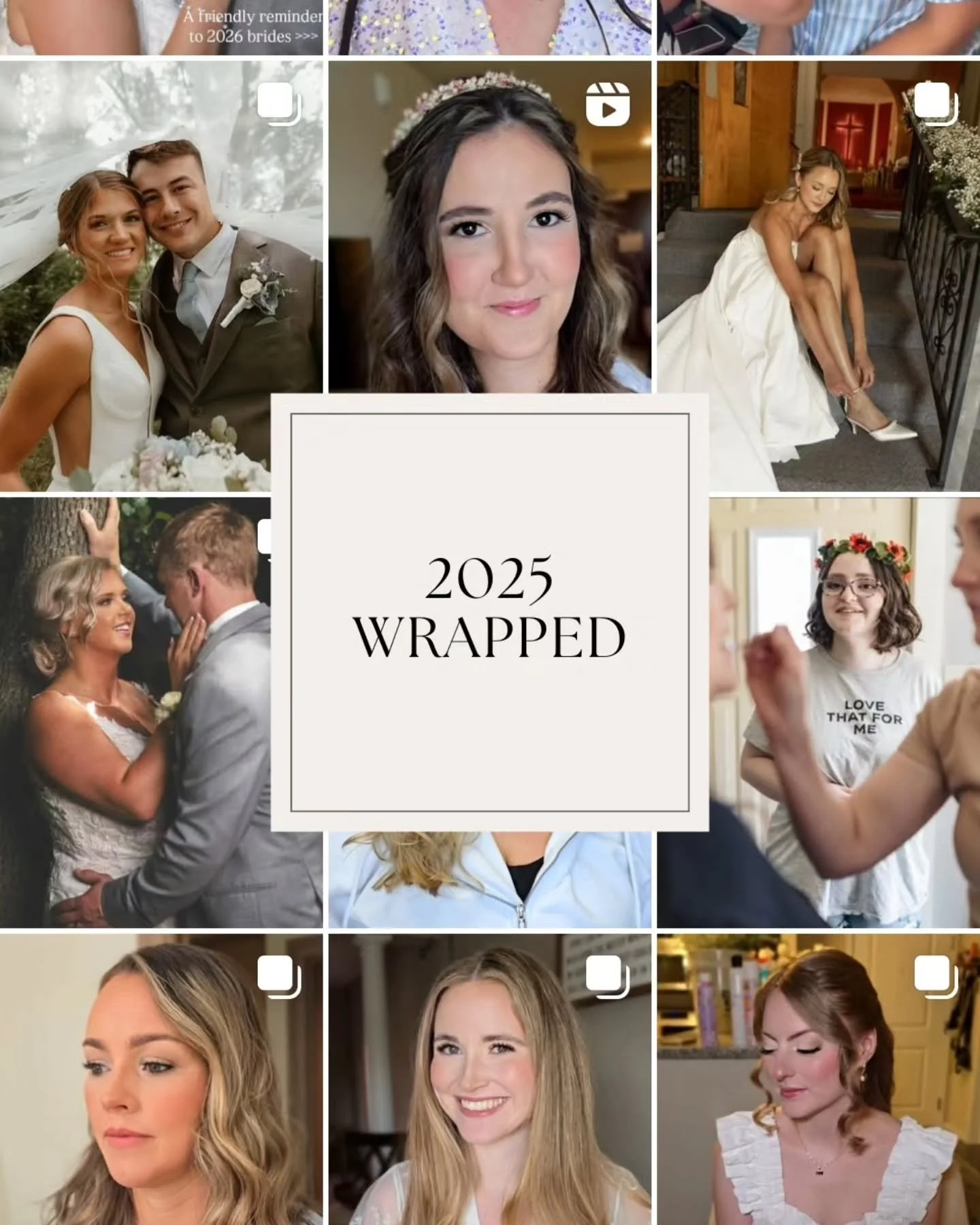 THANK YOU SO MUCH to all of you who trusted me to help you feel your best for your most precious moments 🤍

2025 was a year of growth (in many ways, some of which I didn't even know I needed!!) and true enjoyment in my business, and I'm so proud of 