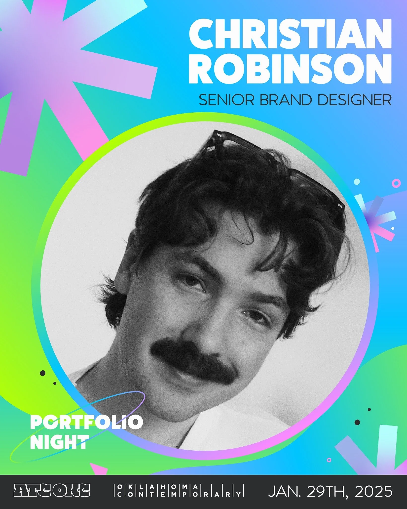 Meet more of our Portfolio Review Night reviewers:
Christian Robinson, Senior Brand Designer, Nominee
David Grizzard, Graphic &amp; Product Designer, OK Lottery
Dean Wilhite, Senior Art Director, Ackerman
Emilee Durrett, Creative Director
Emily Falls