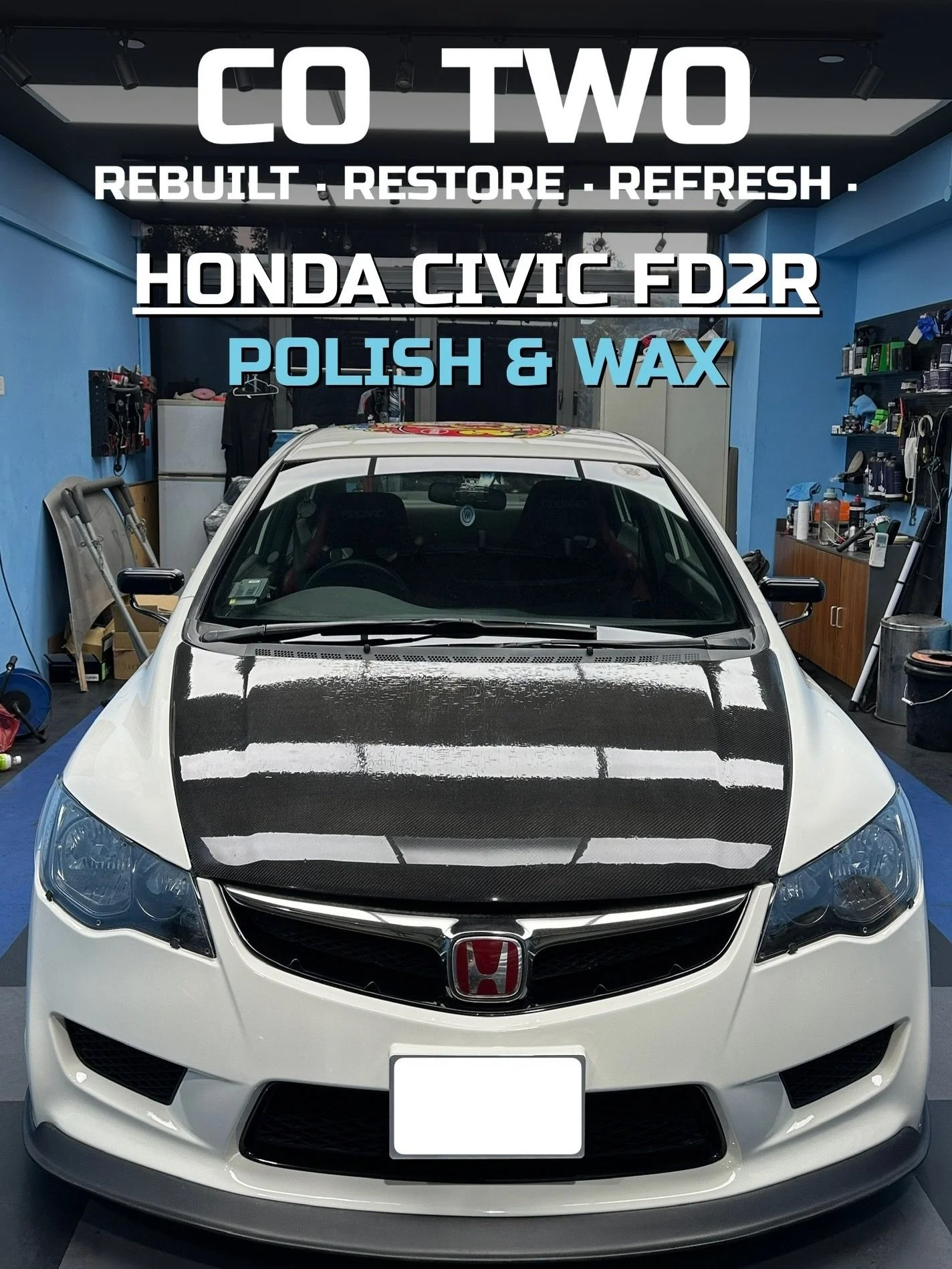 🔥HONDA CIVIC FD2R - POLISH &amp; WAX BEFORE LIVERY🔥

Vehicle issues? We&rsquo;ve got the tools, the team, and the talent to get you back on the road fast! 🚗💨
📲 For Further info or Reservations feel free to contact us.
✅ Rain or shine, we keep yo