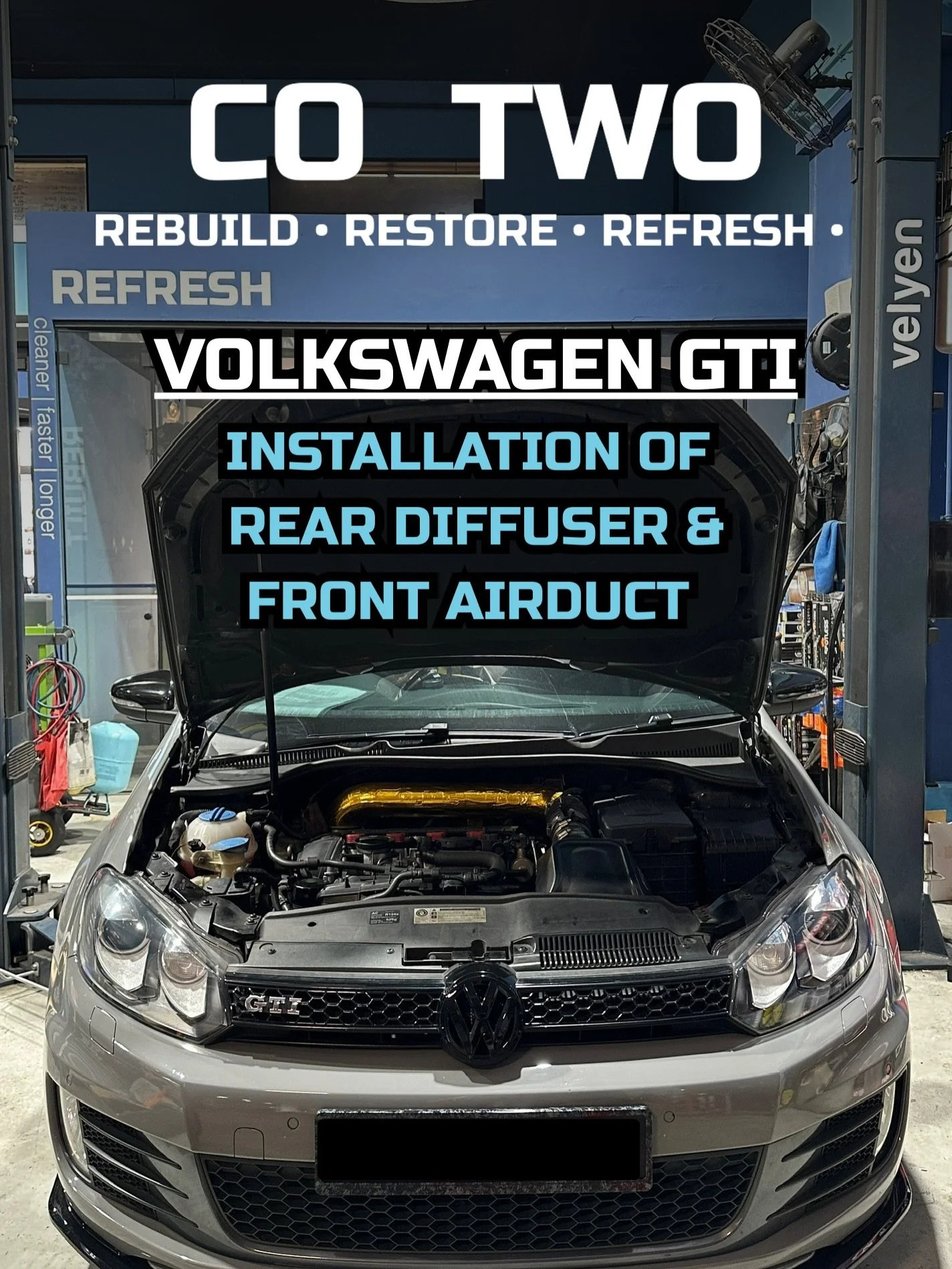 🔥VOLKSWAGEN MK6 GTI- INSTALLATION OF PARTS🔥
✔️ Rear Diffuser
✔️ Front Air Duct
✔️ Servicing
✔️ Aircon Filter

Vehicle issues? We&rsquo;ve got the tools, the team, and the talent to get you back on the road fast! 🚗💨

📲 For Further info or Reserva