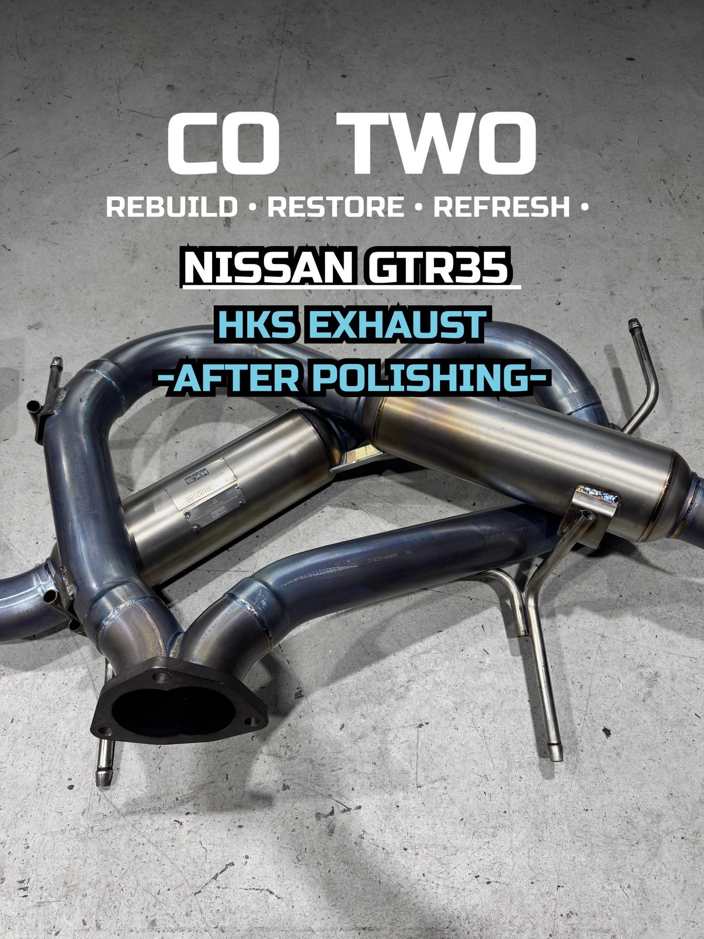 🔥NISSAN GTR R35 - HKS EXHAUST TITANIUM POLISH🔥

Dry ice blasting was just phase one ❄️ (Previous Post)

After the dry ice blasting session, we took this R35 exhaust a step further with a full titanium polish.

Now the R35 exhaust finally gets the s