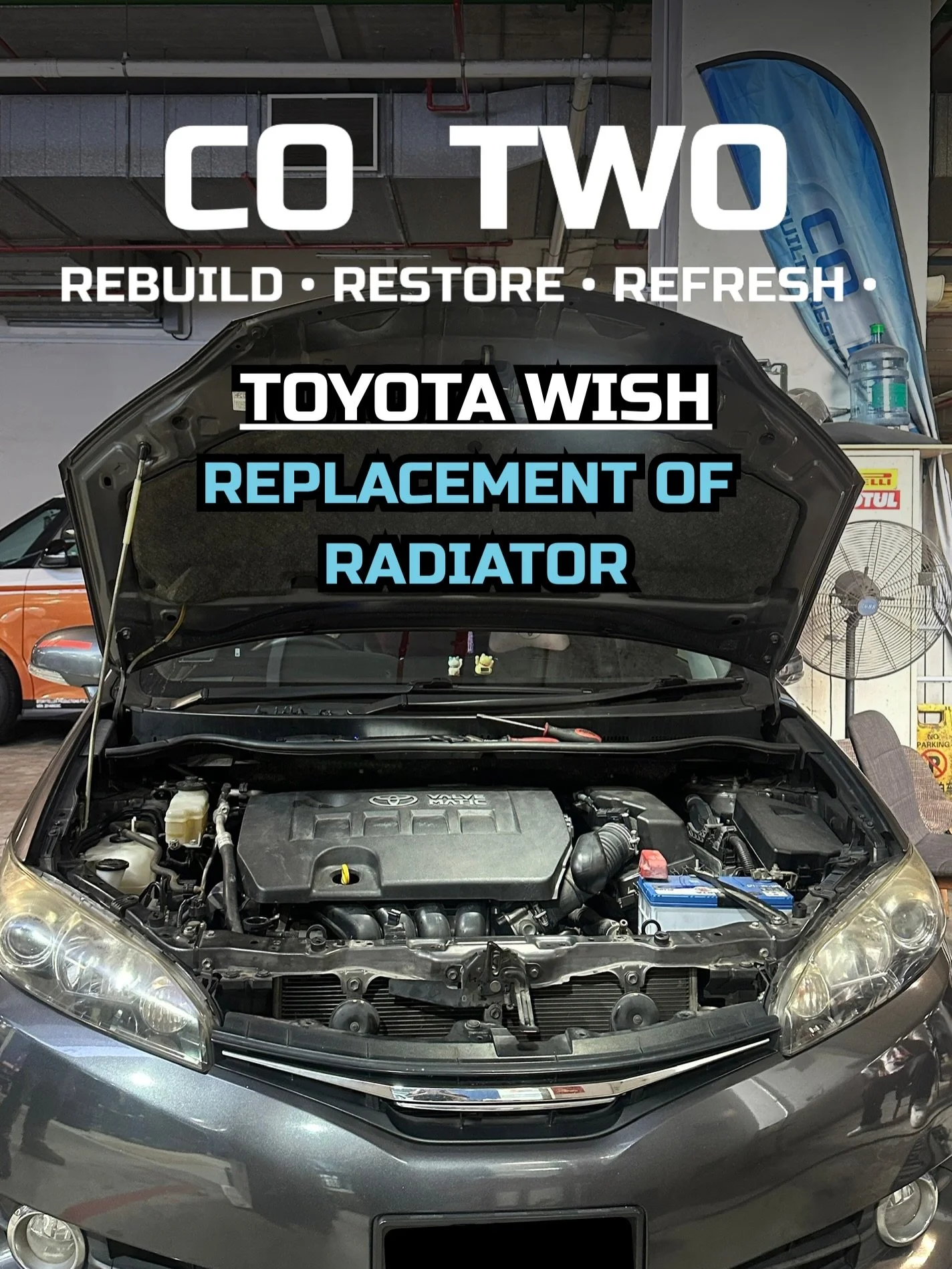 🔥TOYOTA WISH - REPLACEMENT OF RADIATOR🔥

Vehicle issues? We&rsquo;ve got the tools, the team, and the talent to get you back on the road fast! 🚗💨

📲 For Further info or Reservations feel free to contact us.
✅ Rain or shine, we keep your car in l