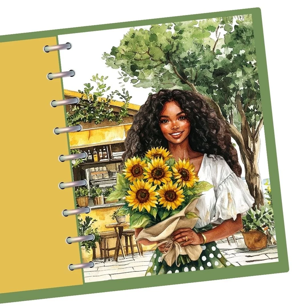 GIRL AND SUNFLOWERS SUNNY DAYS DASHBOARD #1.jpg