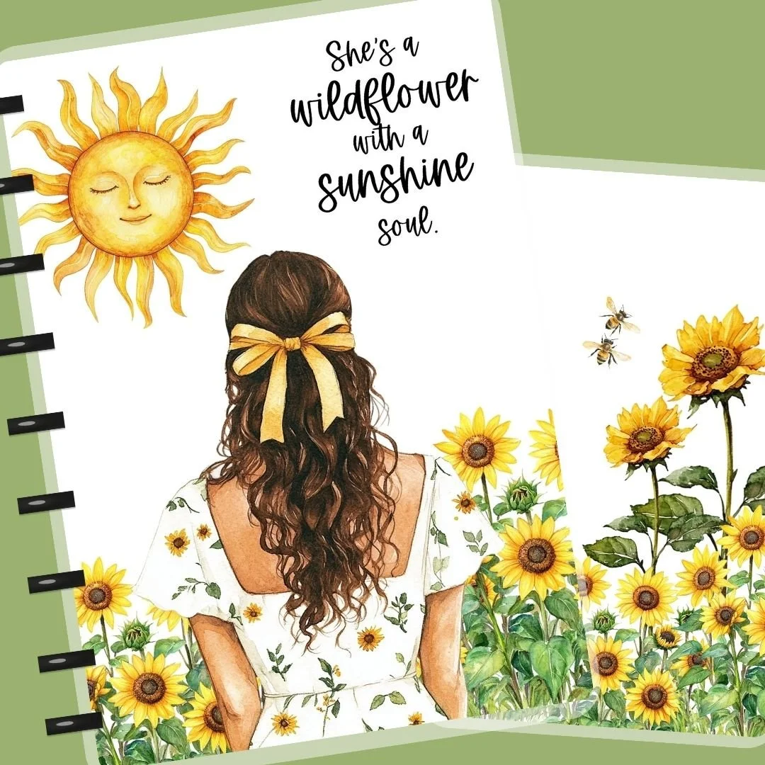 Sunny Days Planner Cover | Sunflower Planner Cover