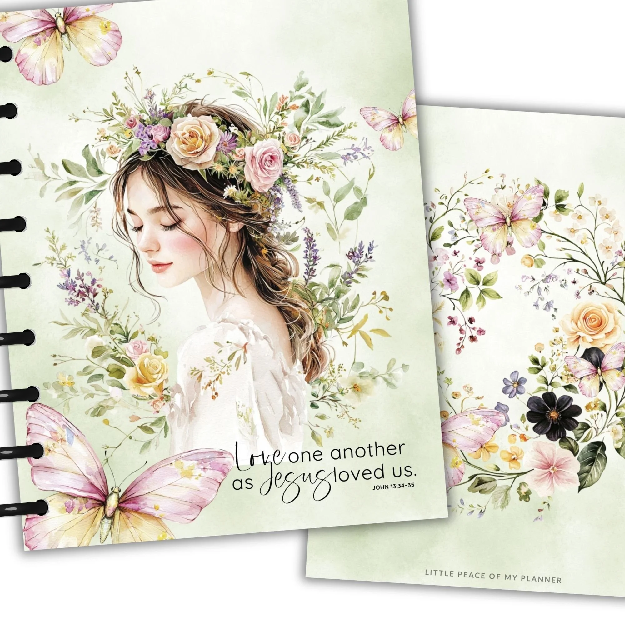 Love One Another Planner Cover | Bible Verse Cover | John 13:34–35