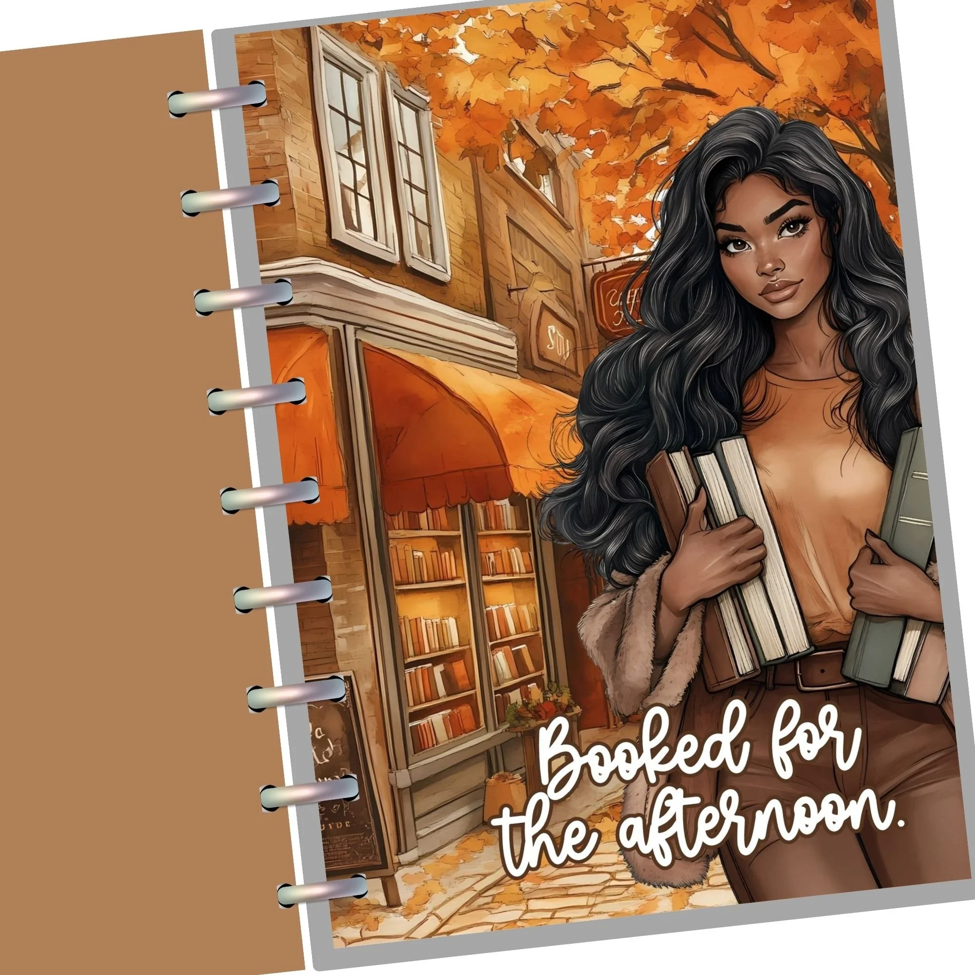 Bookish Planner Dashboard | Booked for the Afternoon | Happy Planner and Ring Planner Sizes