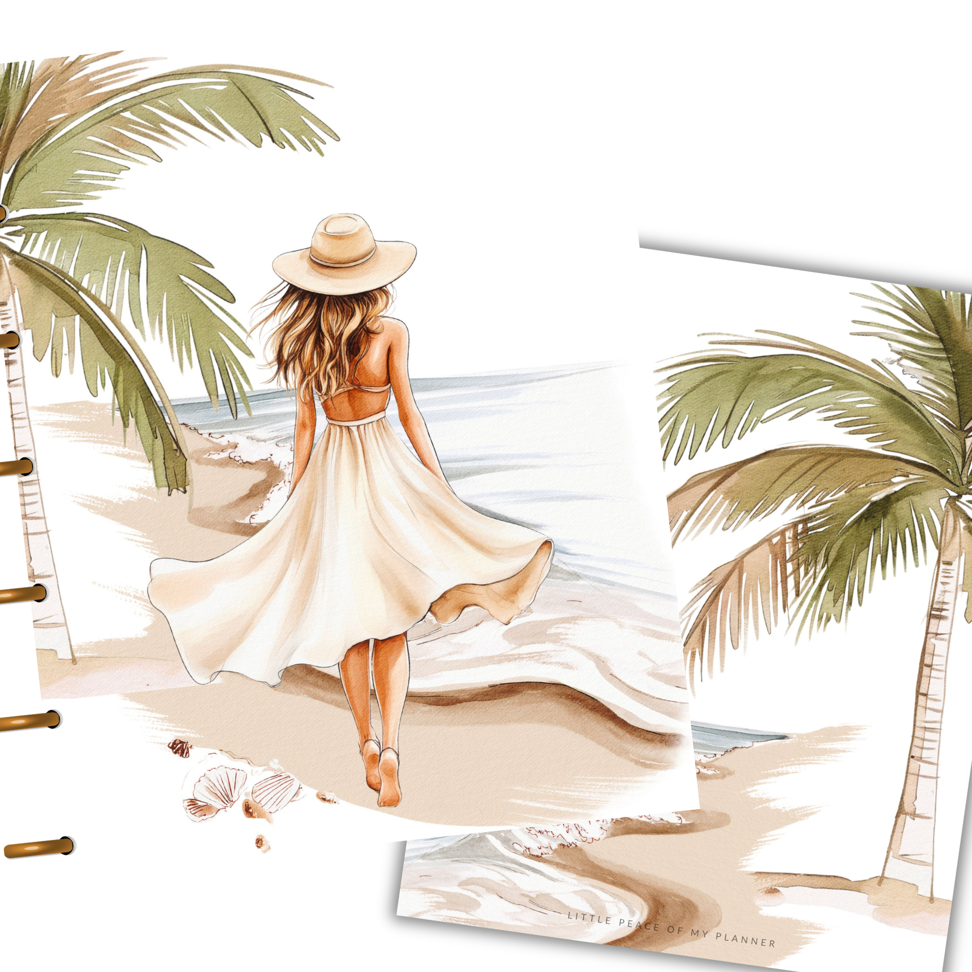 Coastal Chic Planner Cover