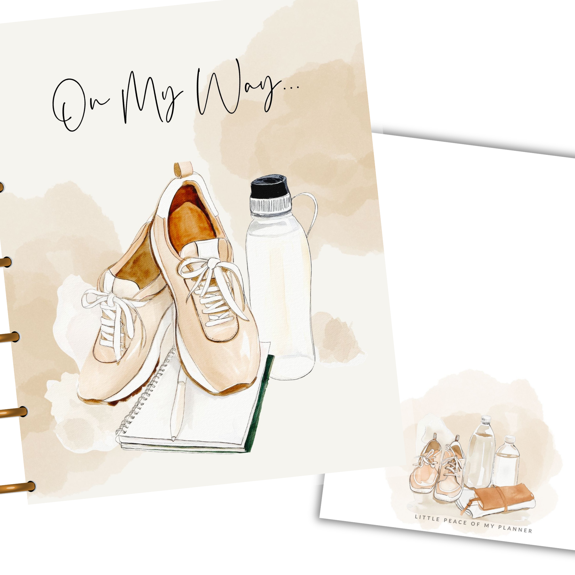 Coastal Chic On My Way Planner Cover