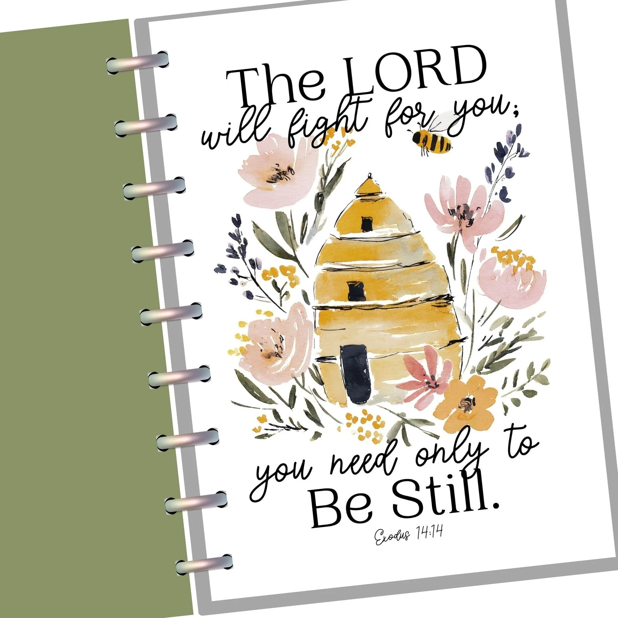 The Lord Will Fight For You Planner Dashboard