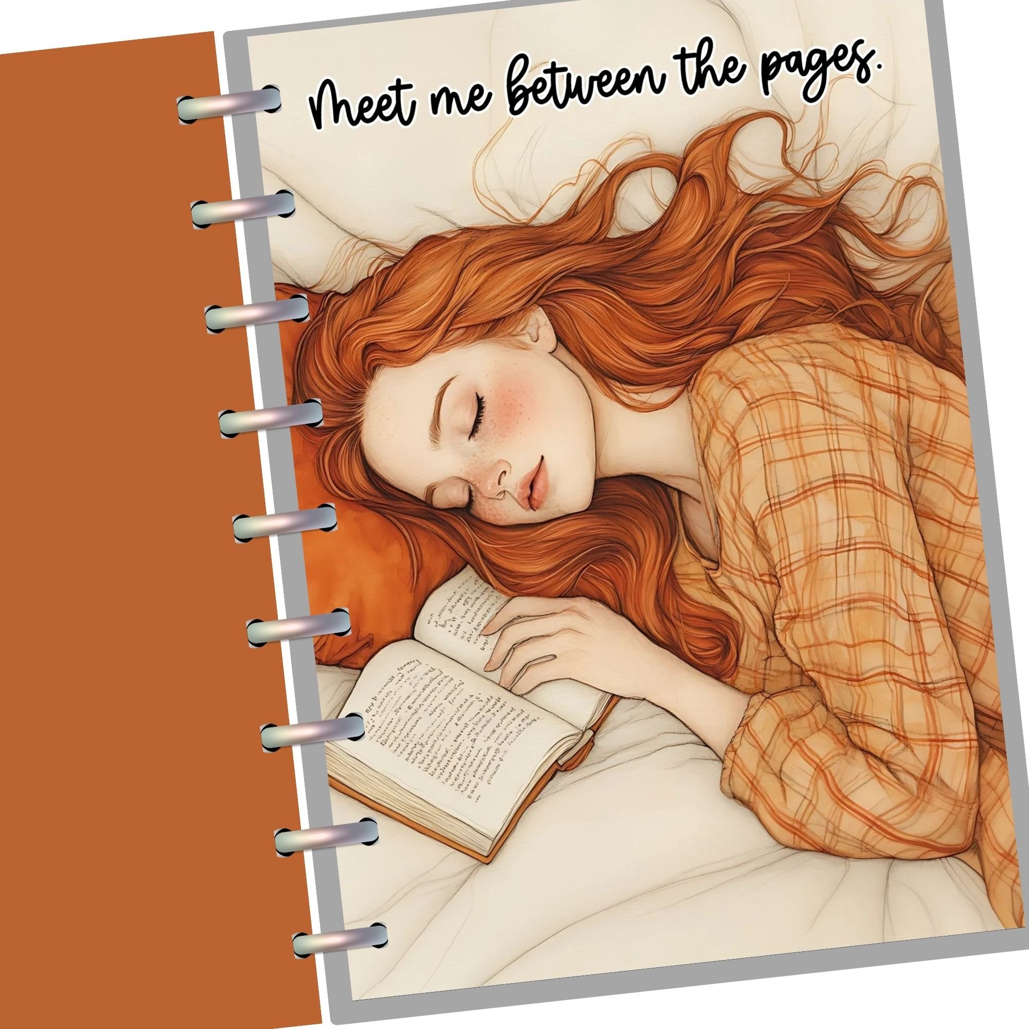 Bookish Planner Dashboard | Meet Me Between The Pages | Happy Planner and Ring Planner Sizes