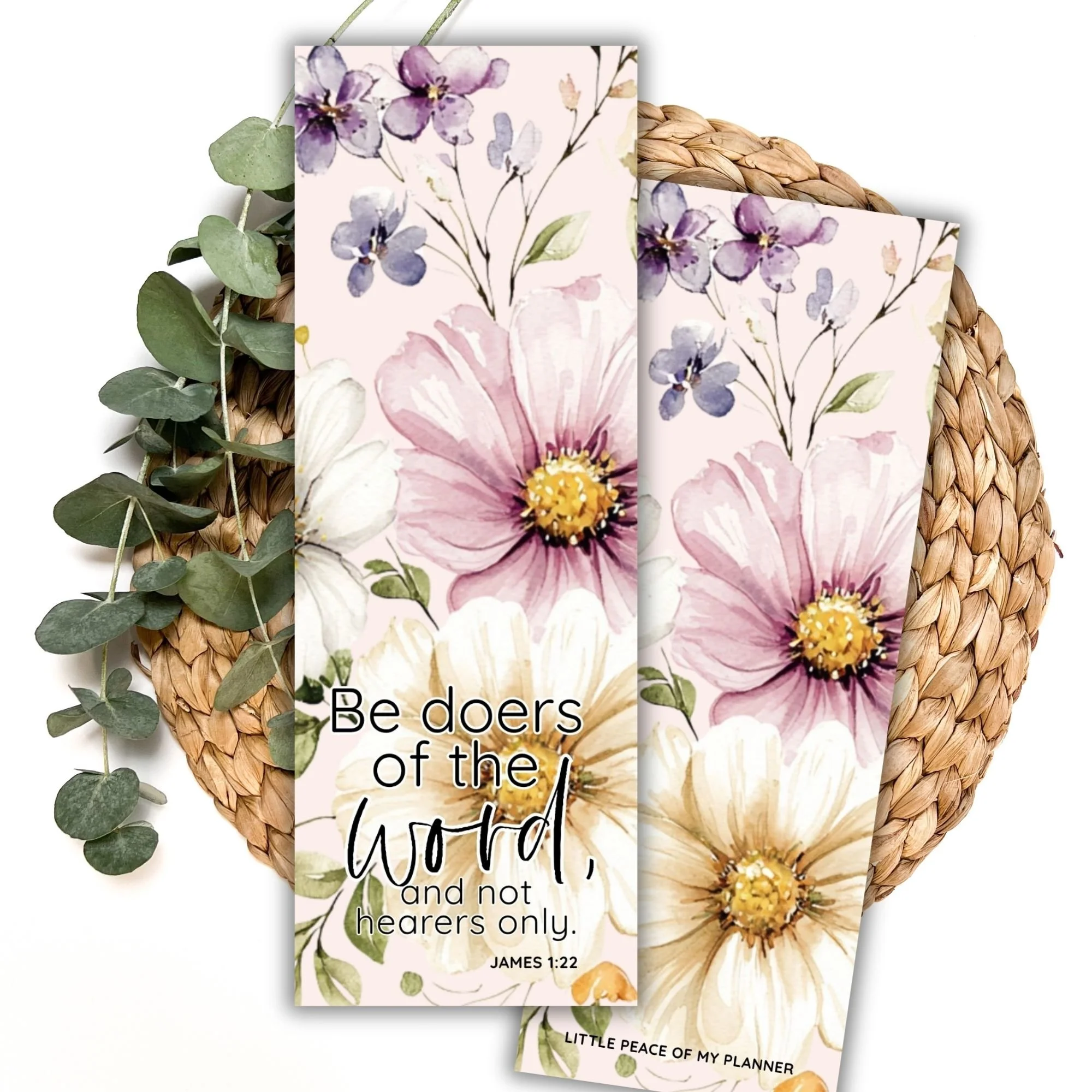 Be Doers of the Word | James 1:22 Scripture Bookmark