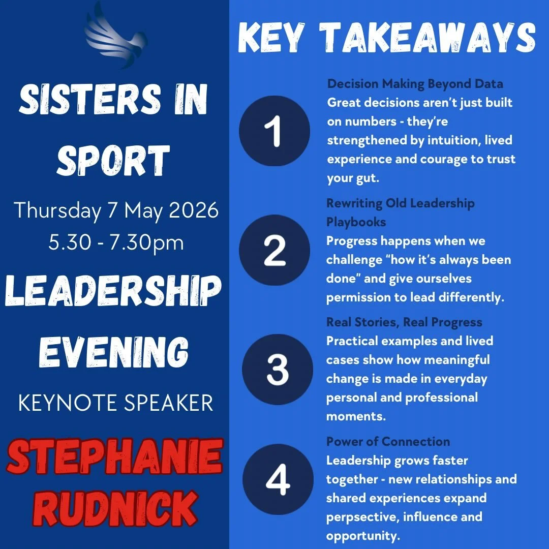 Ready to Outplay the Past? 💥💥💥
Join us for an inspiring Leadership Evening with Stephanie Rudnick - where leadership meets intuition, real-world decision making and powerful connection. 
Walk away with fresh ways to lead, think differently and exp