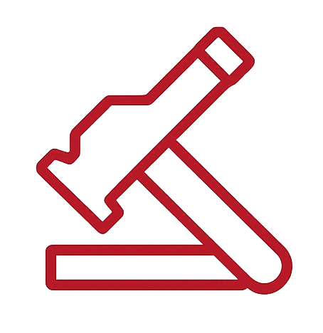 Red and purple microscope illustration.