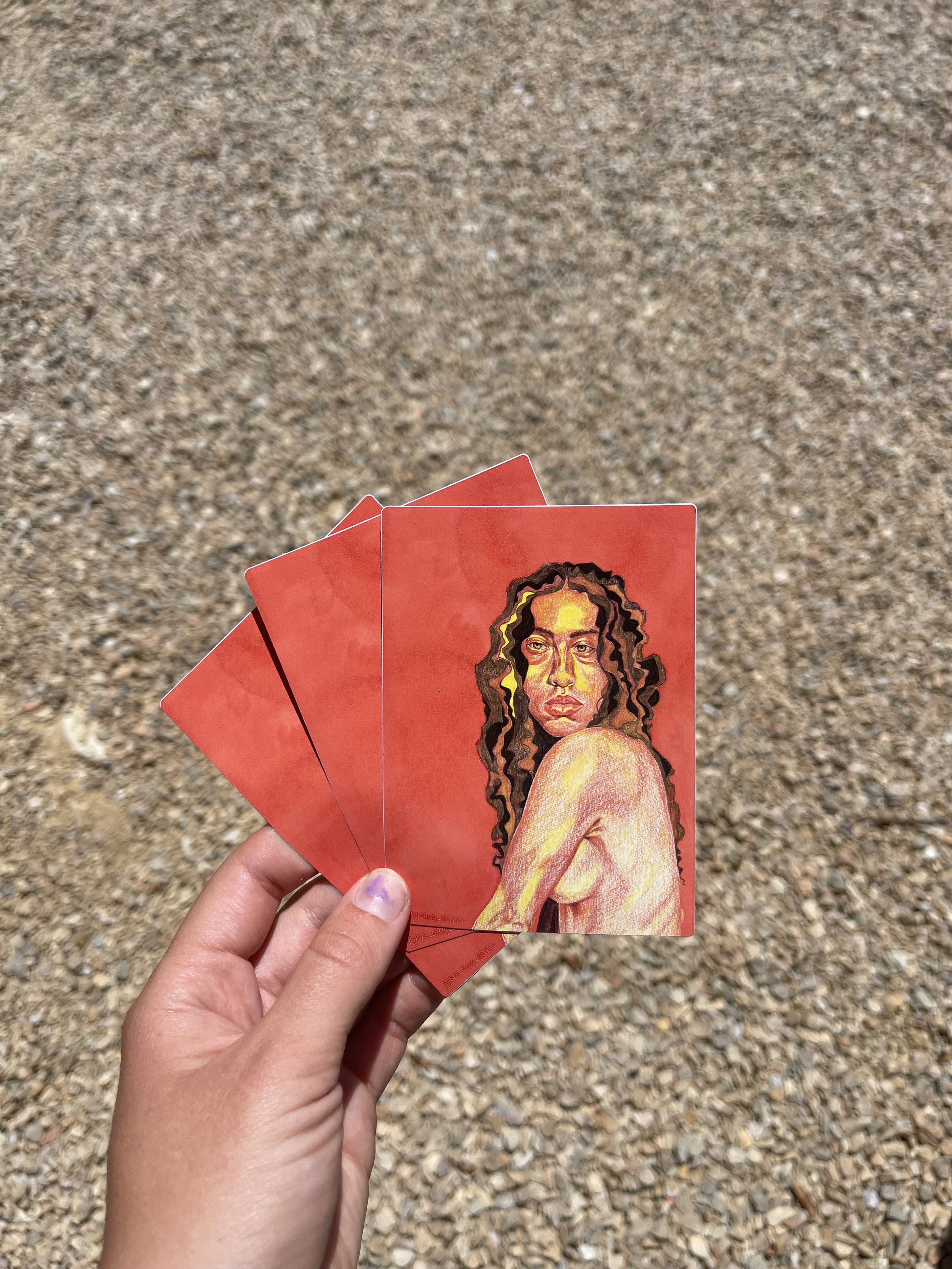 STICKER - Red Woman