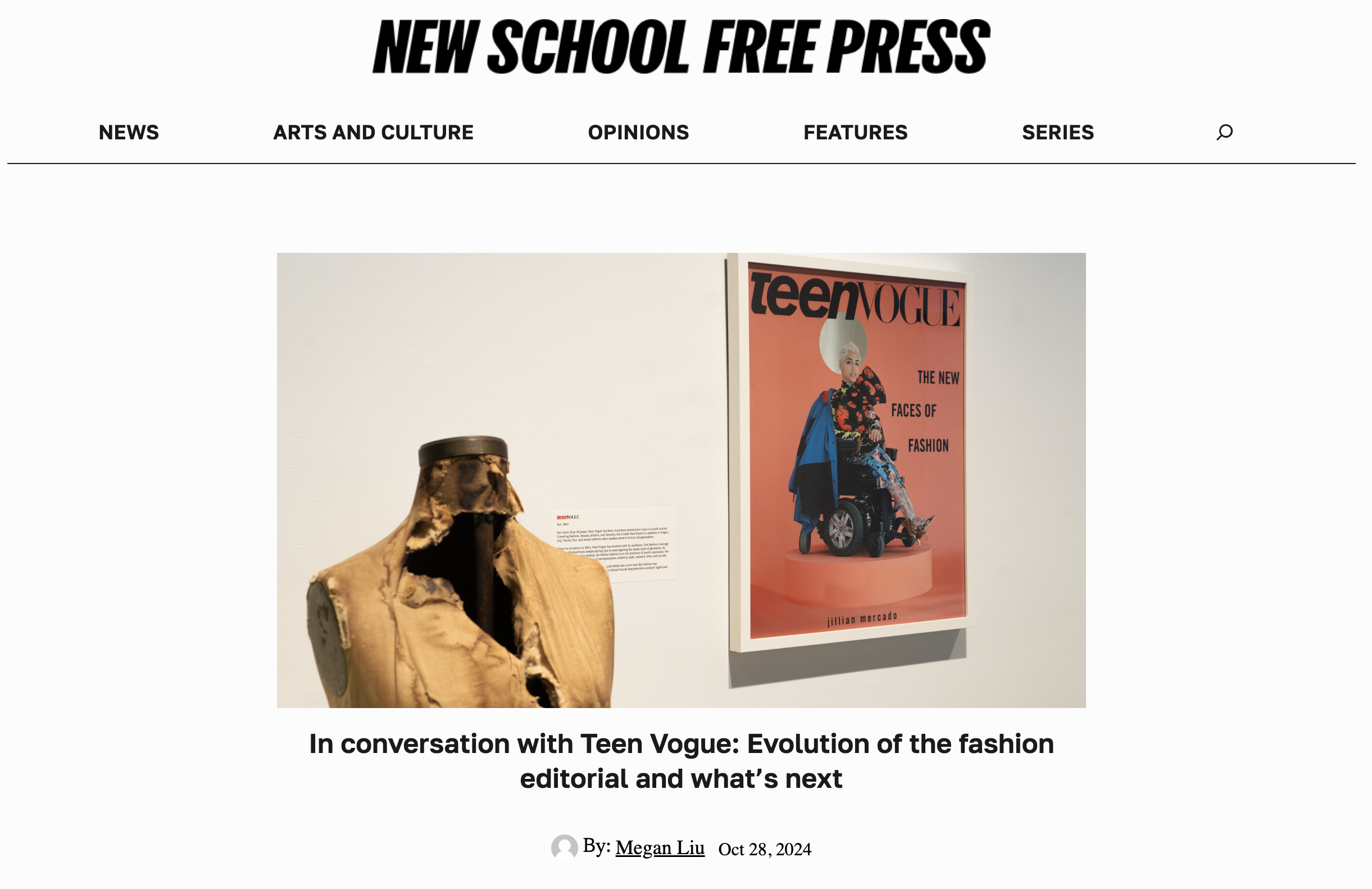 New School Free Press | In conversation with Teen Vogue: Evolution of the fashion editorial and what’s next