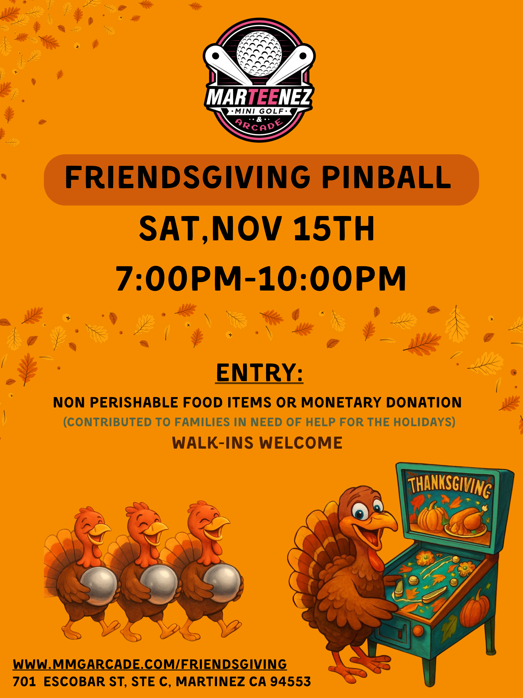 Friendsgiving Pinball Tournament