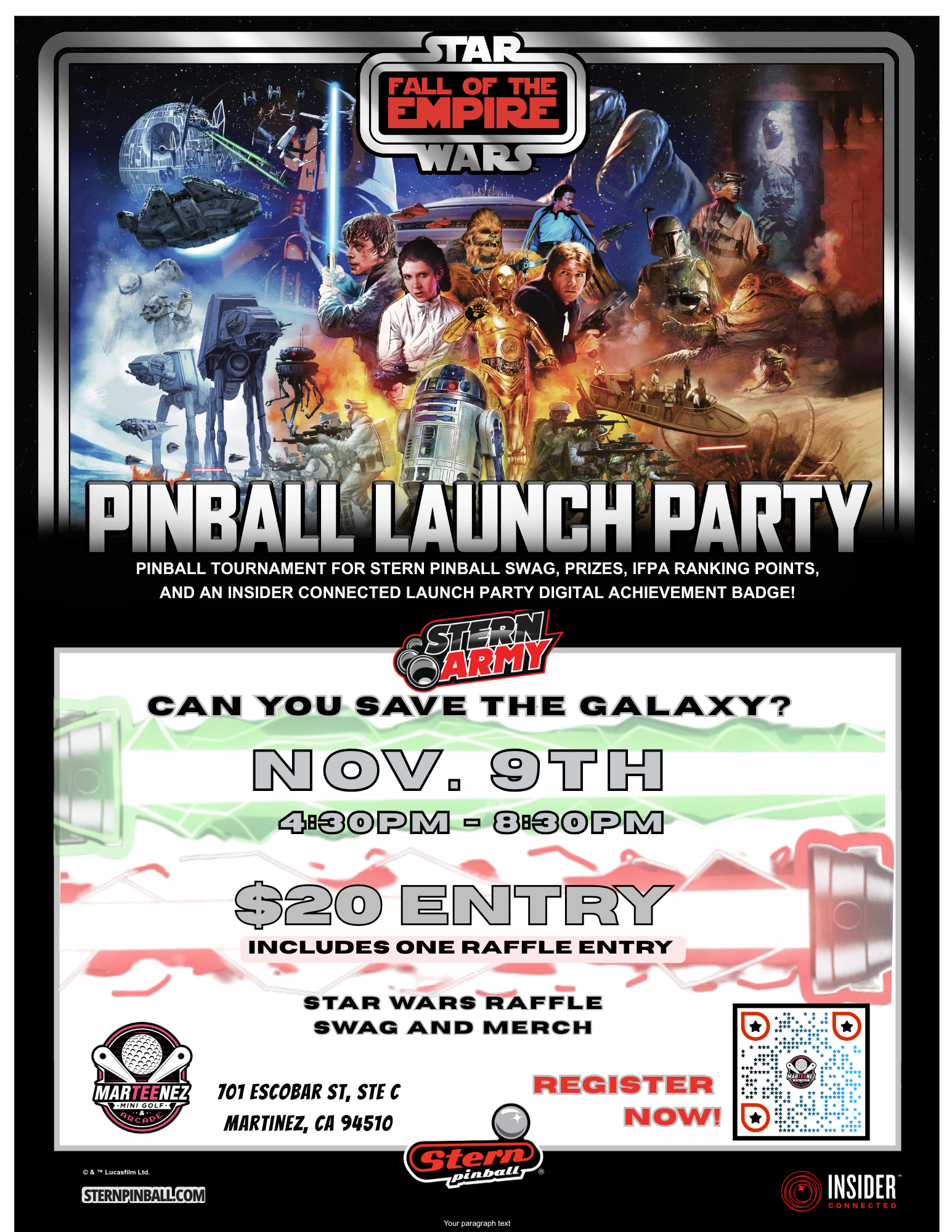 Star Wars Launch Party