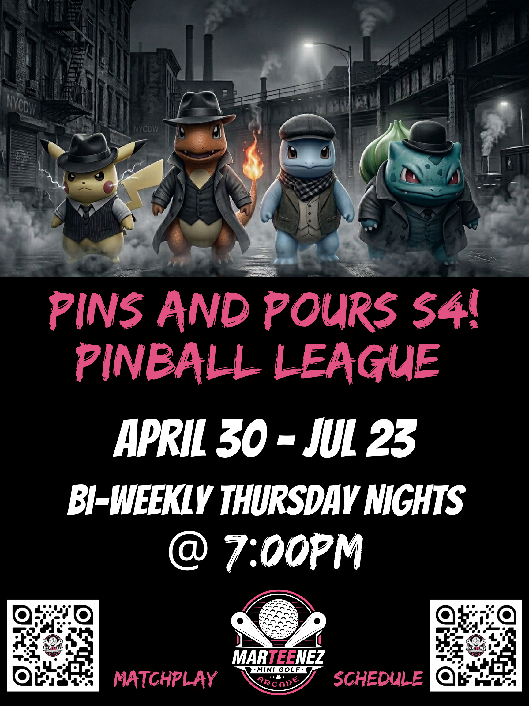 Pins and Pours S4!