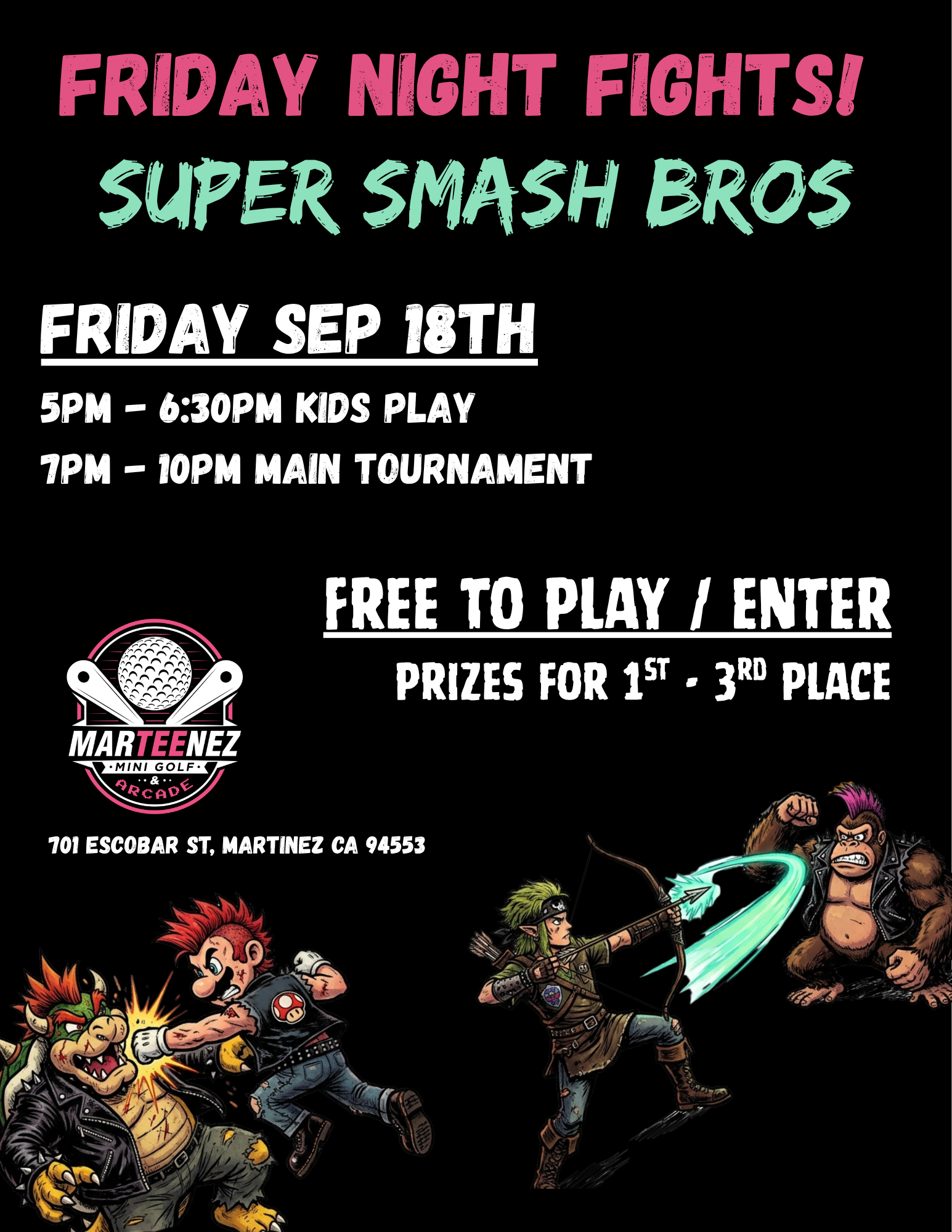 MMG Friday Night Fights Smash Bro’s Game Night