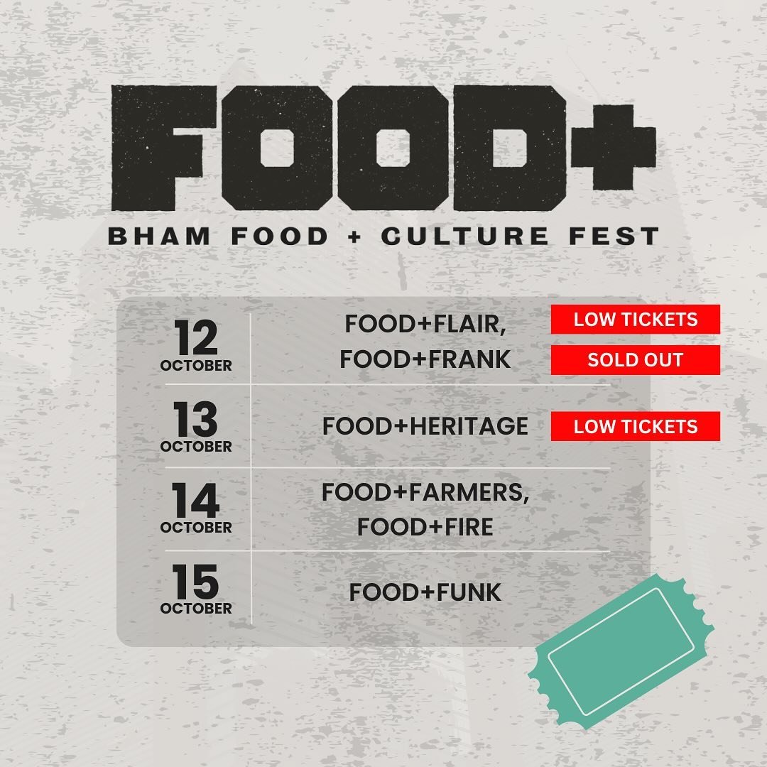 👀 Hey last minute foodies, FOOD+Culture Fest tickets are going FAST!

The weather is going to be glorious, the food will be 🤌 *chefs kiss* (literally) and the Southeast&rsquo;s best in food, wine and cocktails will be showing out! 🍷

Don&rsquo;t m