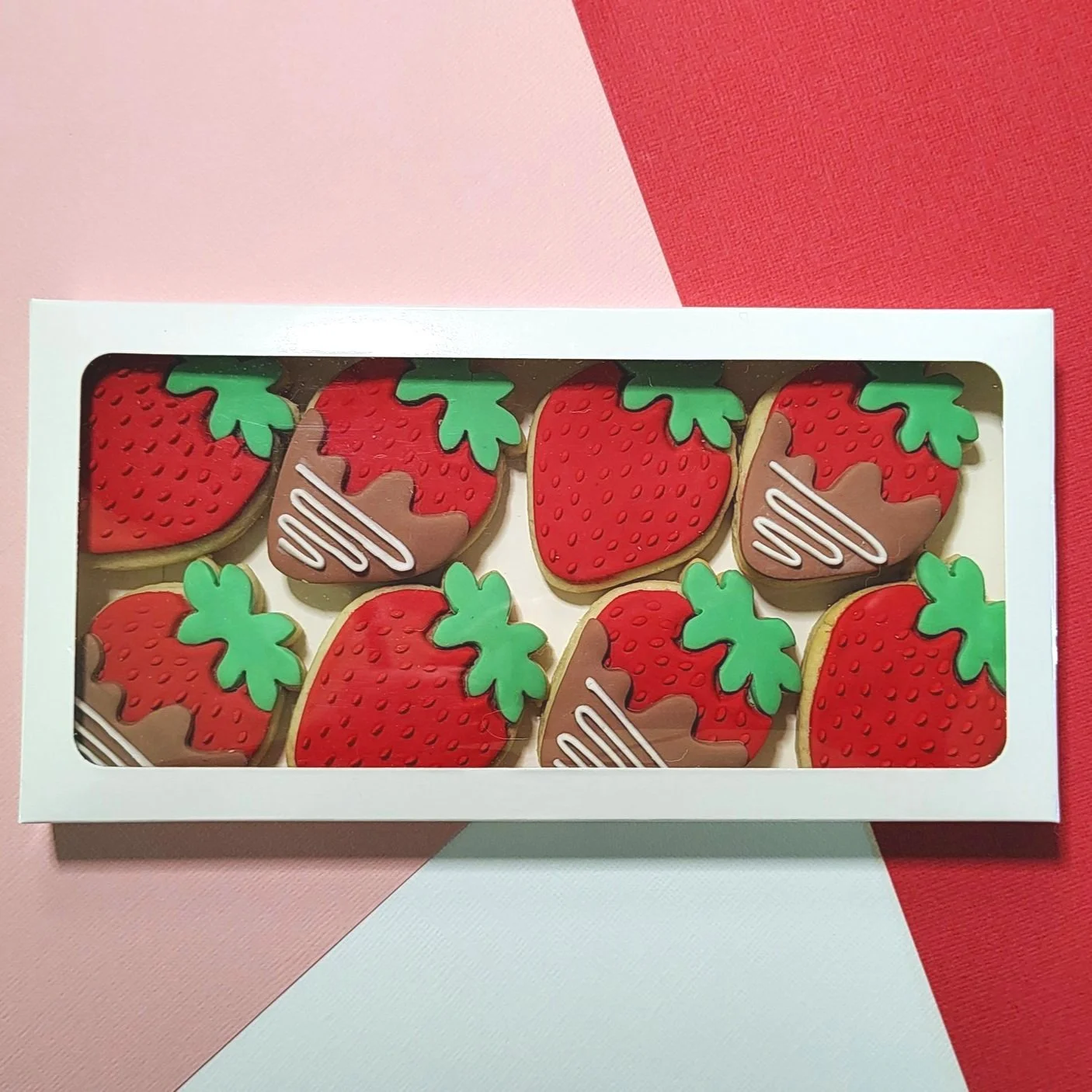 Choc Covered Strawberry Sugar Cookies