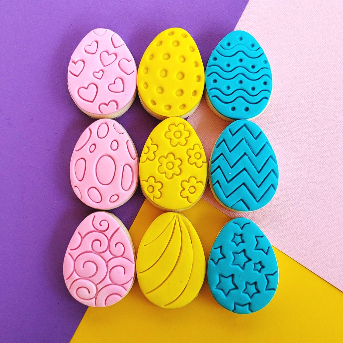 Mini Easter Egg Sugar Cookie - 8 Pack