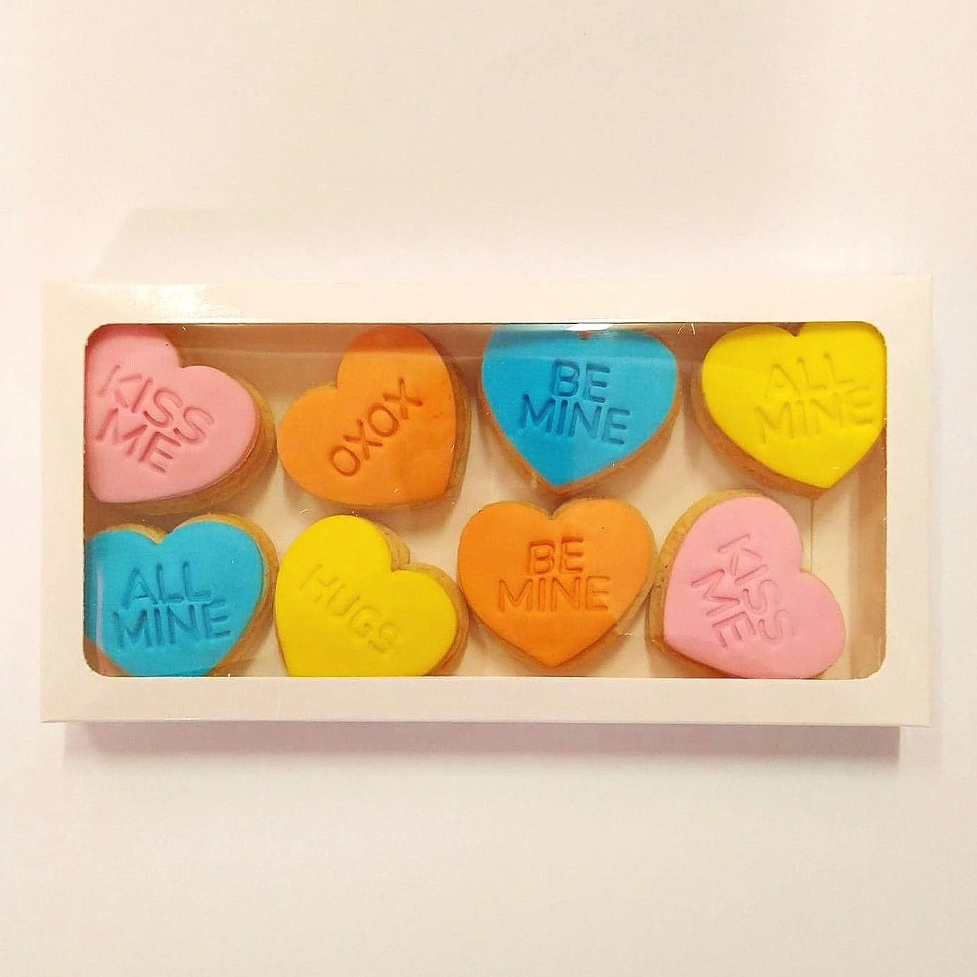 Candy Heart Sugar Cookies - Love Set
