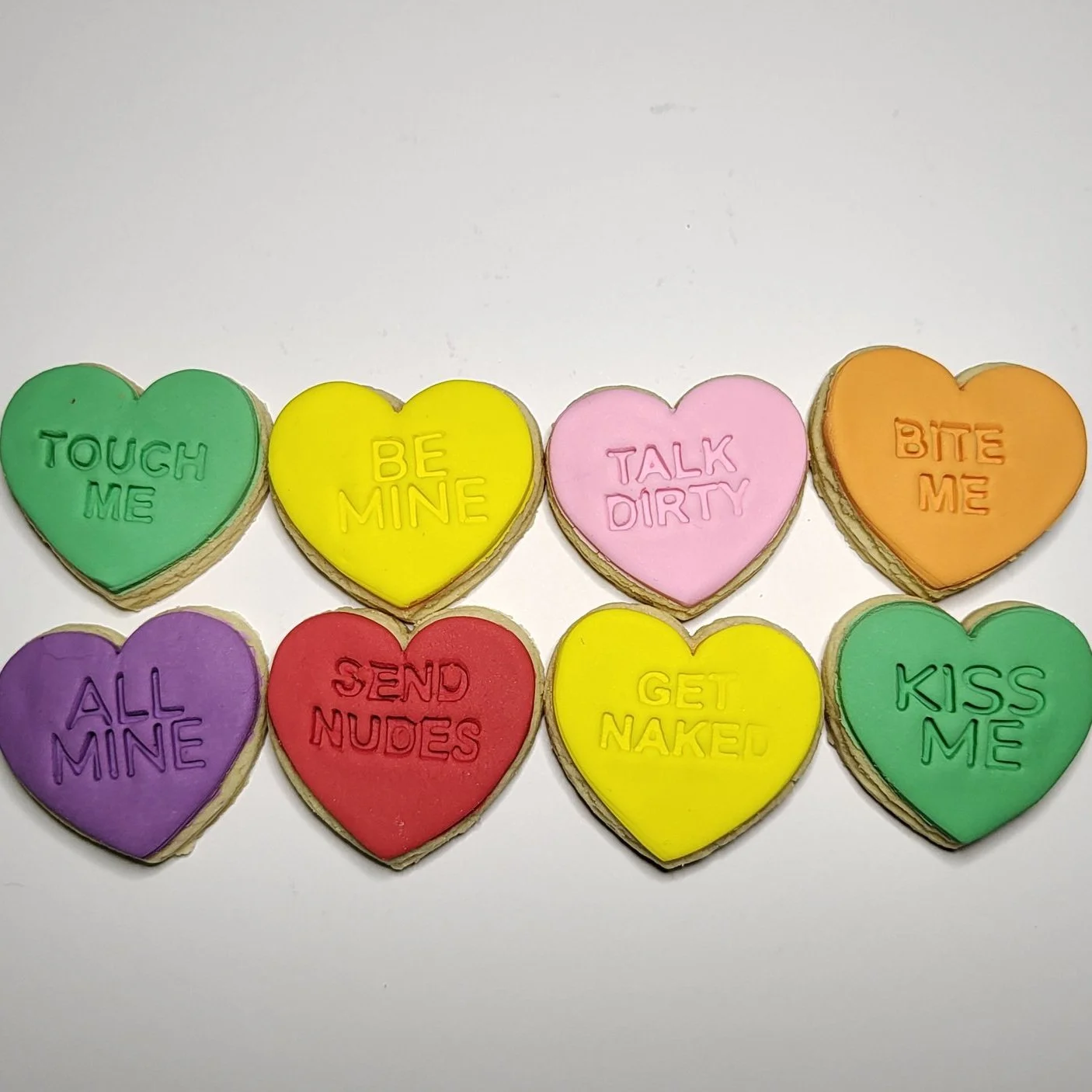 Candy Heart Sugar Cookies - Cheeky Set