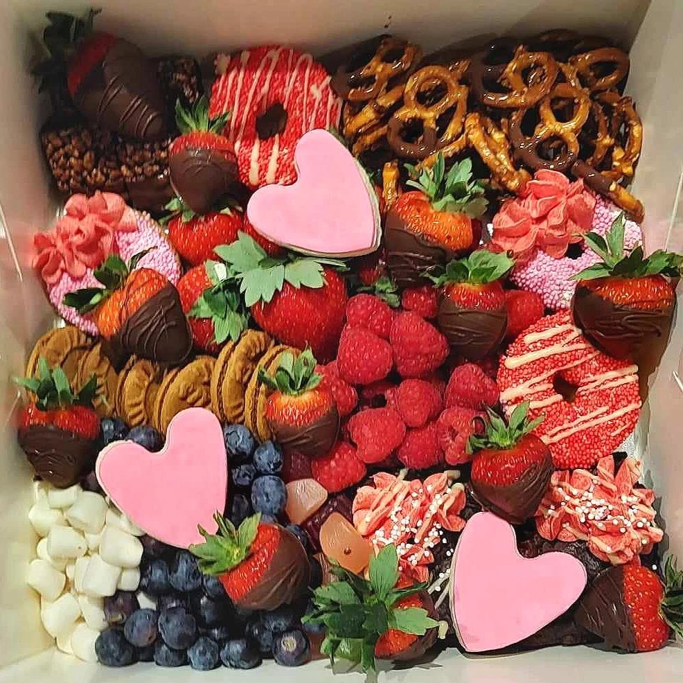 Chocolate Fondue Dessert Board