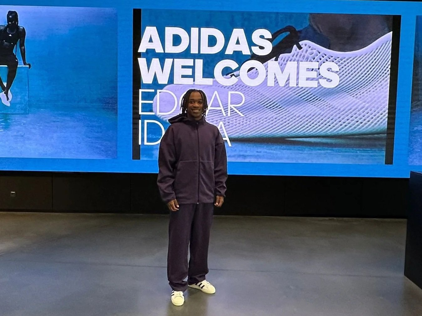 Welcome to the Adidas Family, Edgar!
