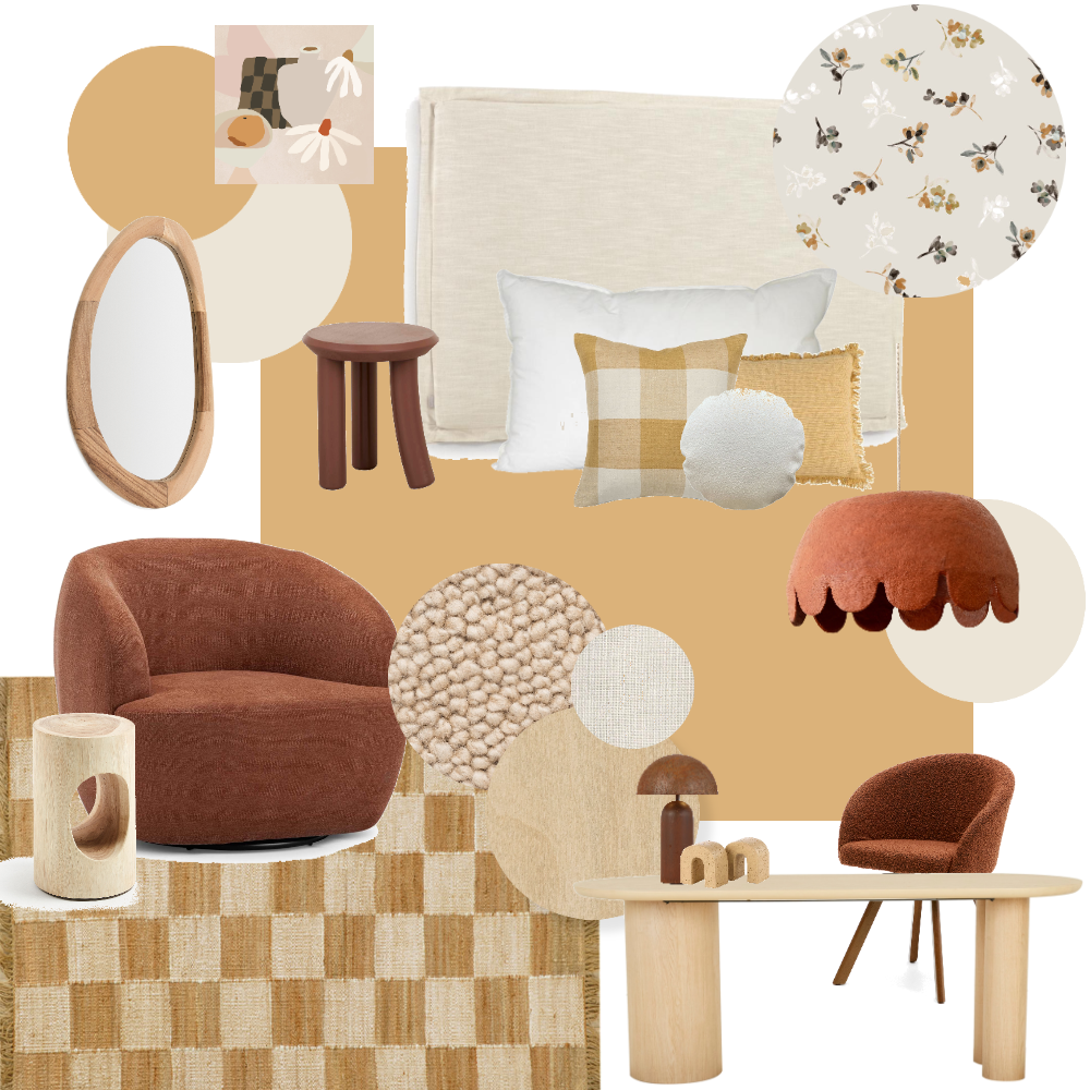 Joyful Earthy Interiors: Mustard, terracotta & Beige — A Warm Palette for winter 2025