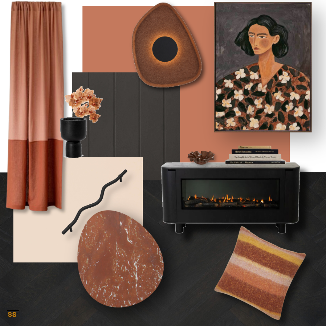 Black & Terracotta: A Textural Contemporary Trend for Winter 2025