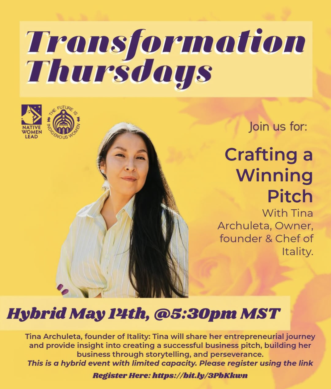 NWL’s Transformation Thursday Presents: Crafting a Winning Pitch w/&nbsp;With Tina Archuleta