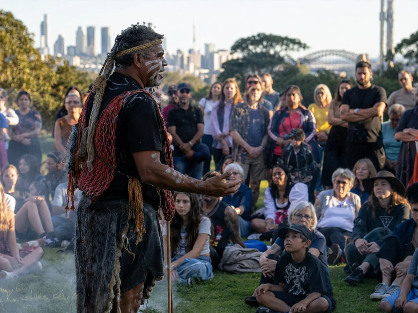 Welcome to Country at a Sydney cultural event