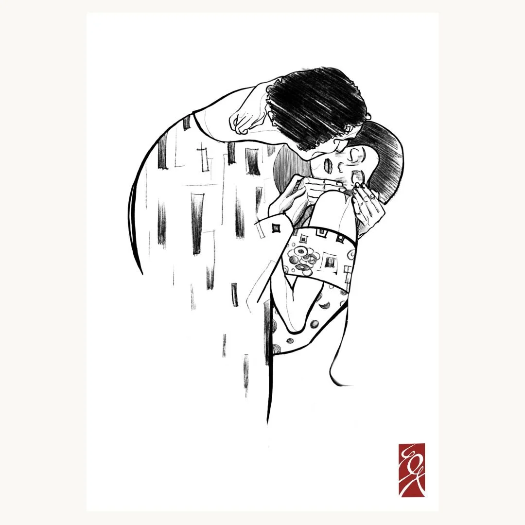 Print A3 - Le baiser