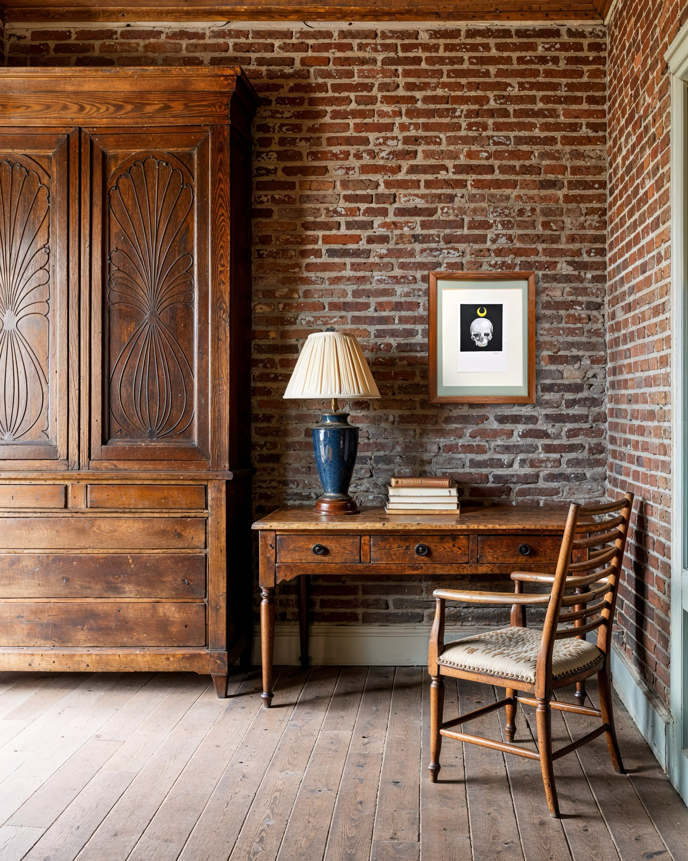 Golden Tooth. Mixed media - Watercolor&Acrylics 14x11in