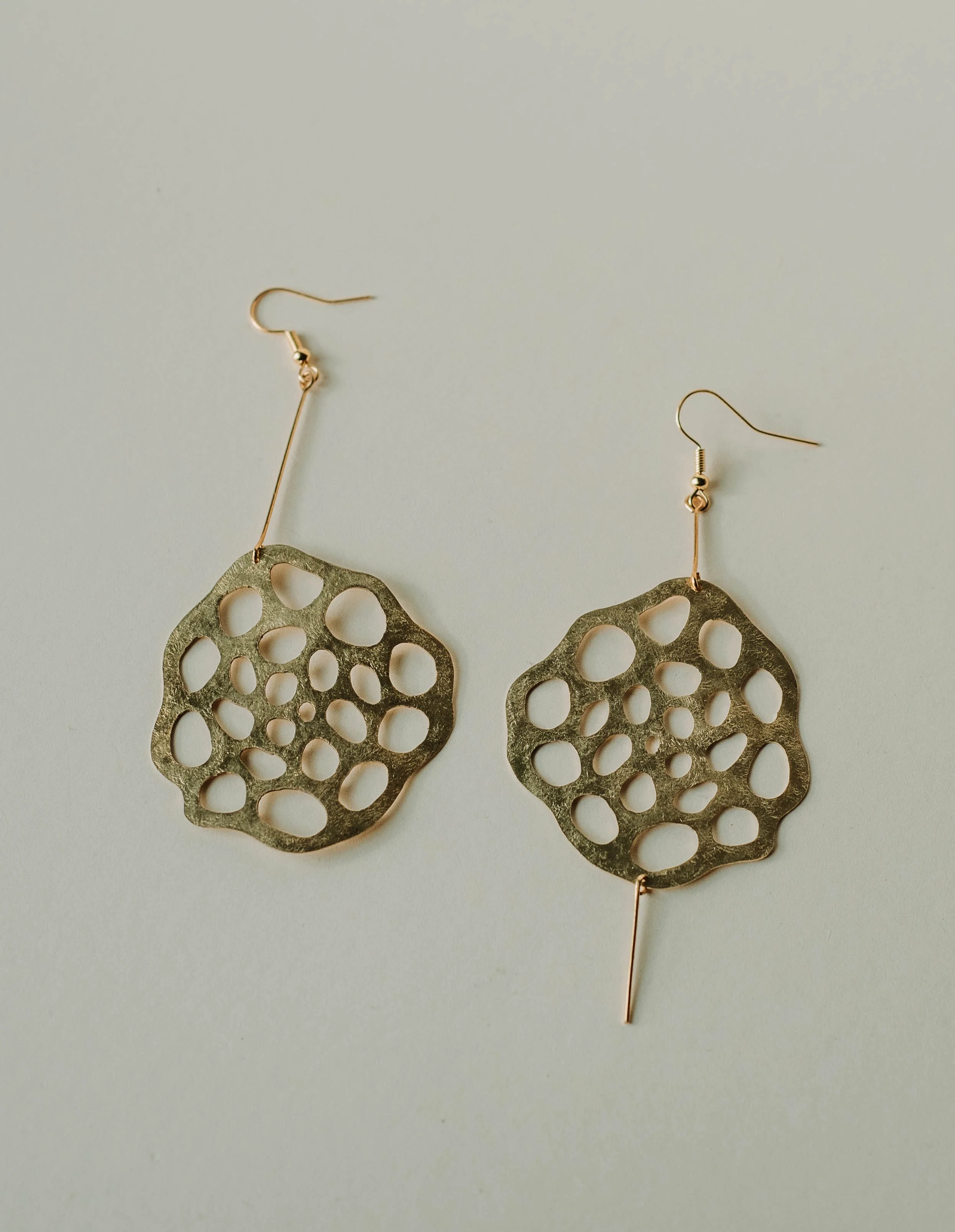 Lotus Seedpod Earrings