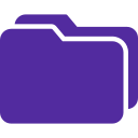 Purple folder icon