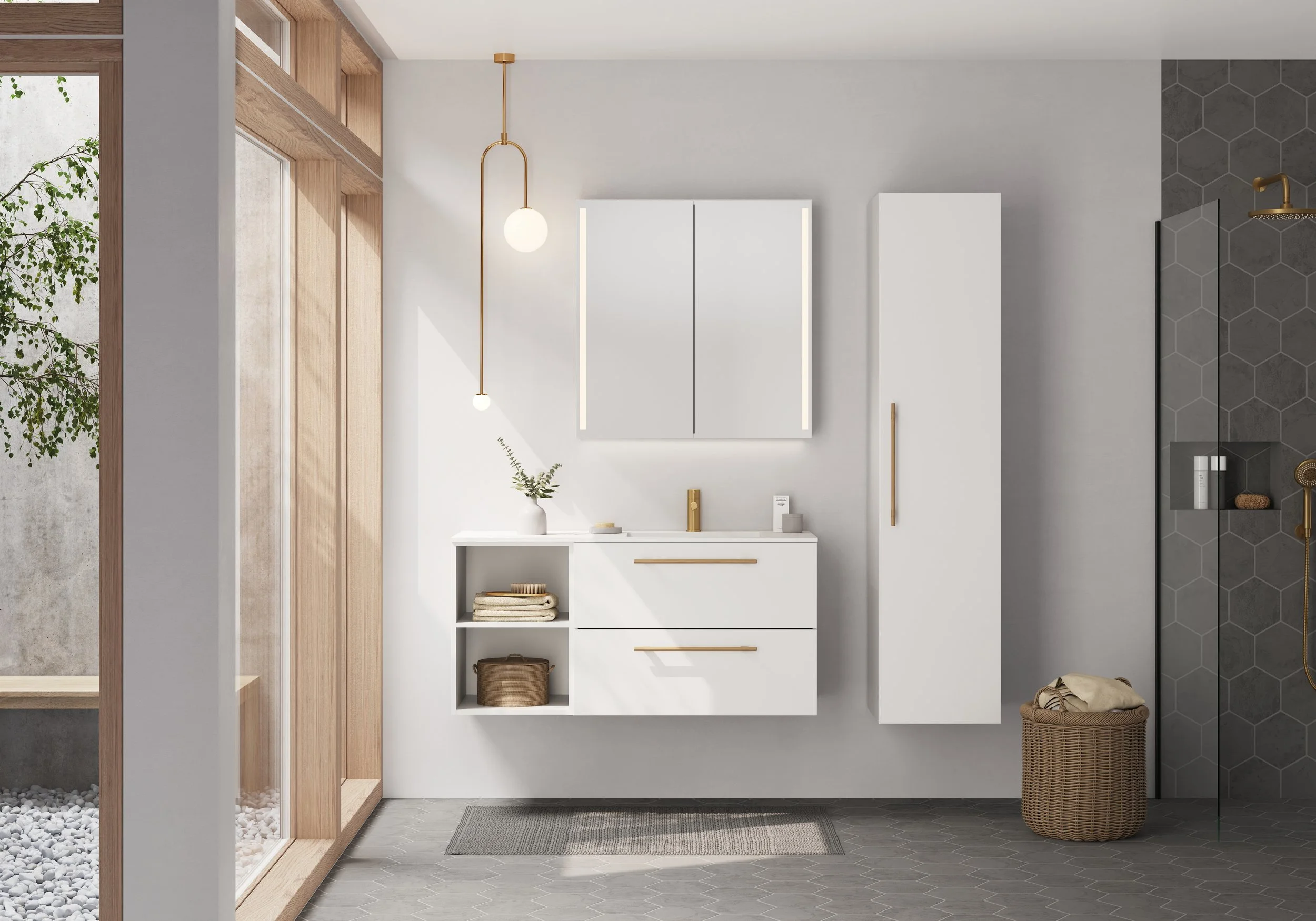 183. INGRID kvit 80 + open hylle kvit + VIKJA + HS 40 + CORIAN + EIR.jpg