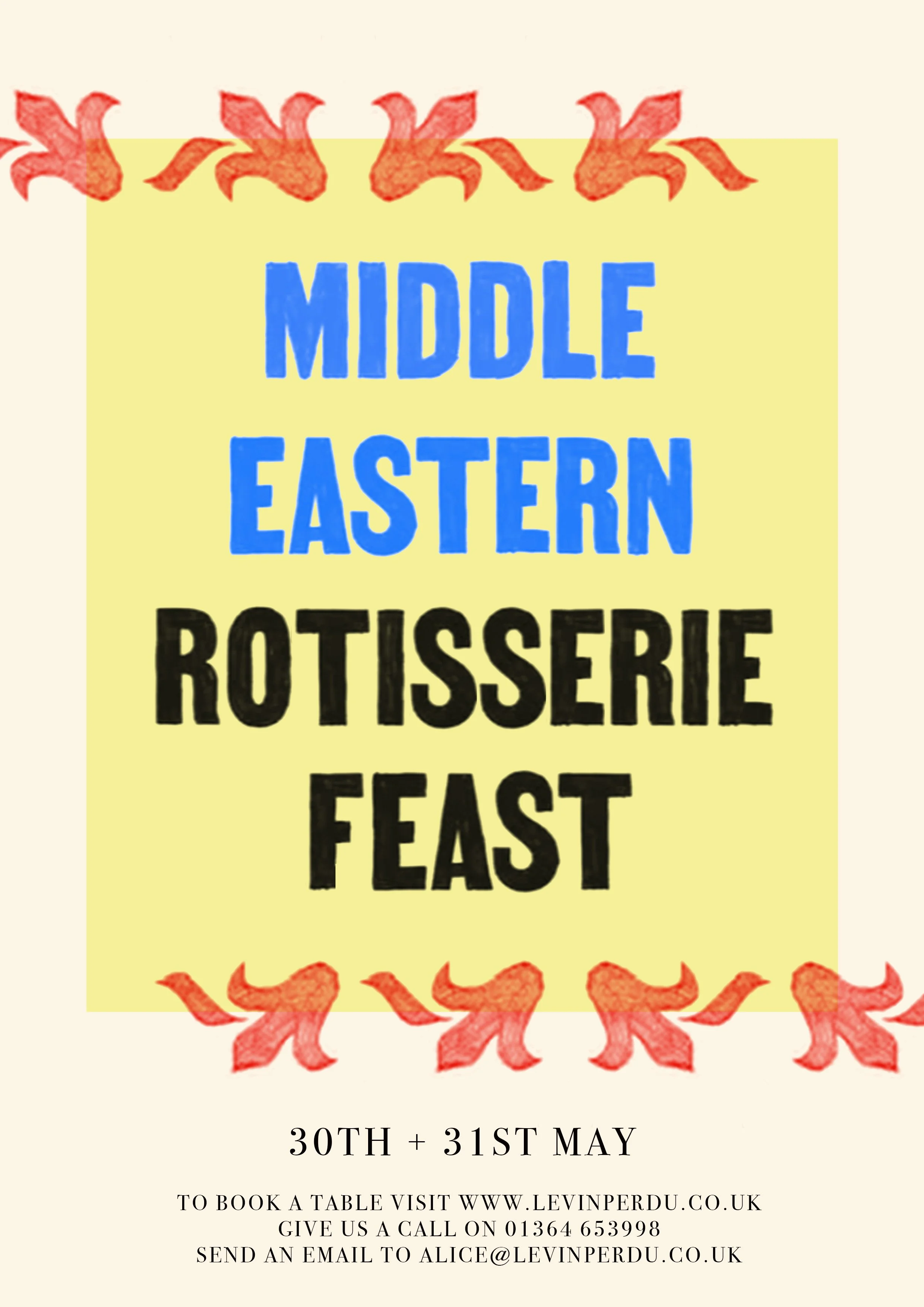 Middle Eastern Rotisserie Feast