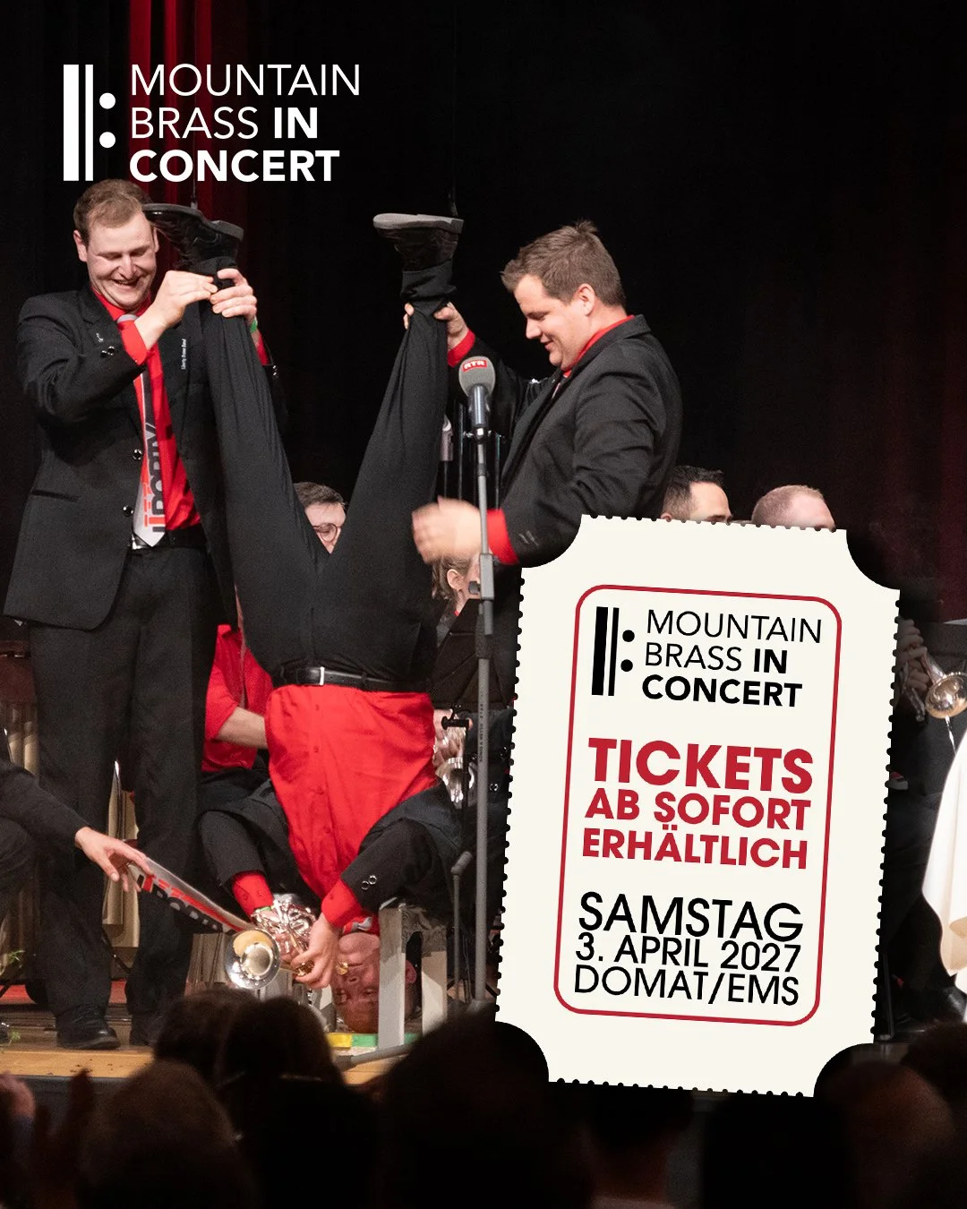 Tickets für den mountain brass in concert 2027 ab sofort erhältlich
