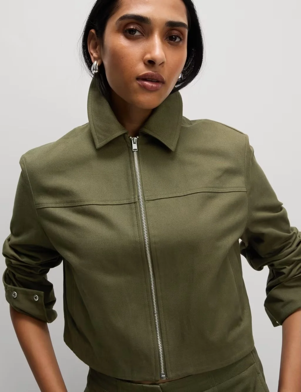 M&S Collared Twill Jacket