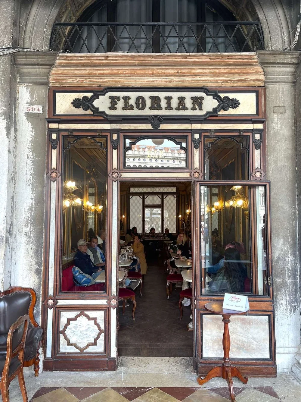 Cafe Florian Venice St Mark's Square
