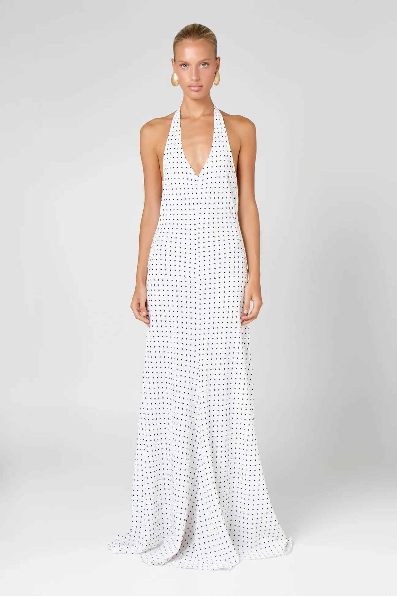 Polka Dot Maxi Dress
