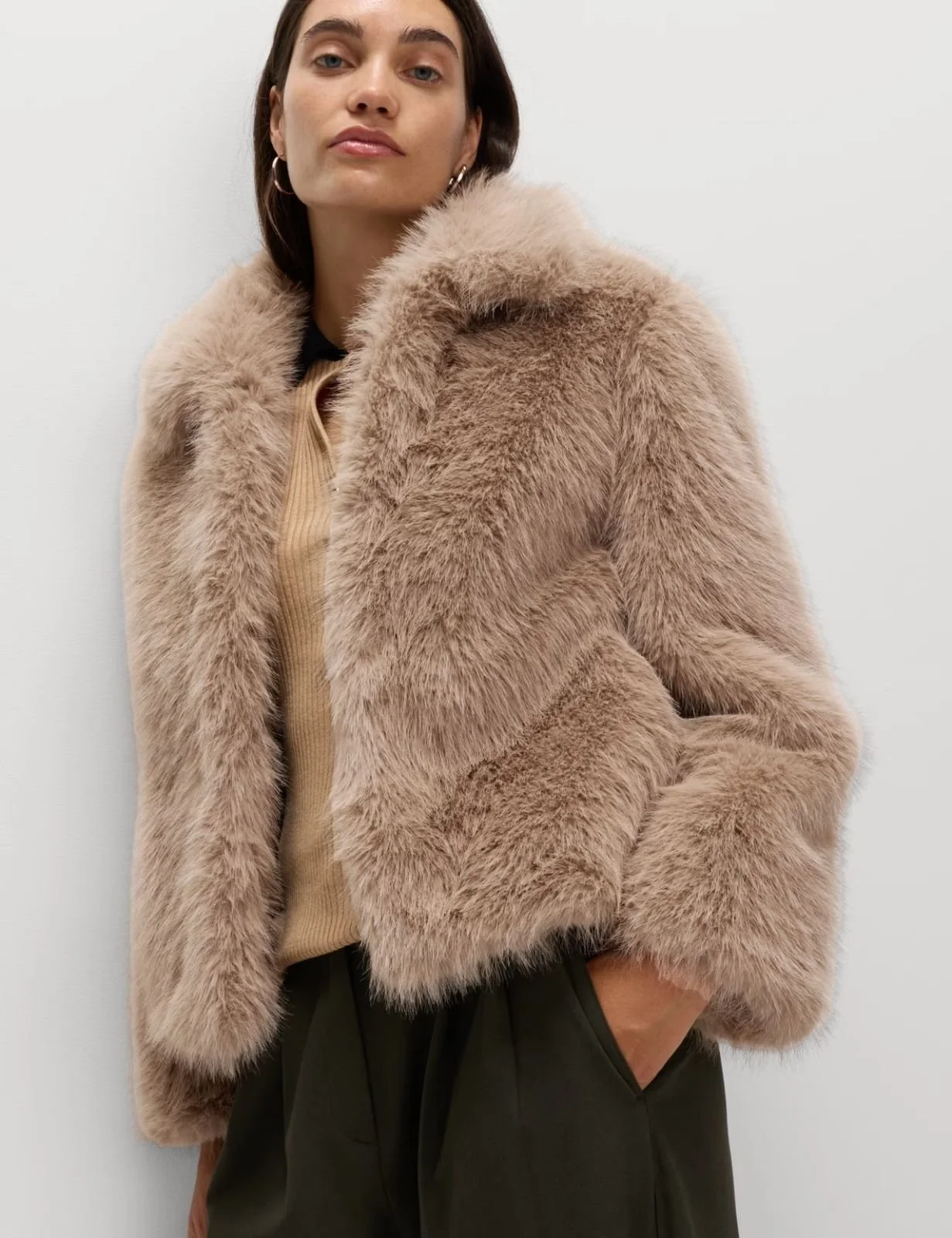 FAUX FUR JACKET - £80