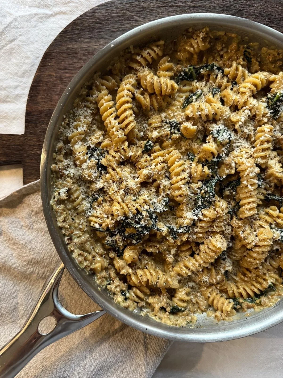 Recipe: Creamy Sausage &amp; Fennel Pasta
