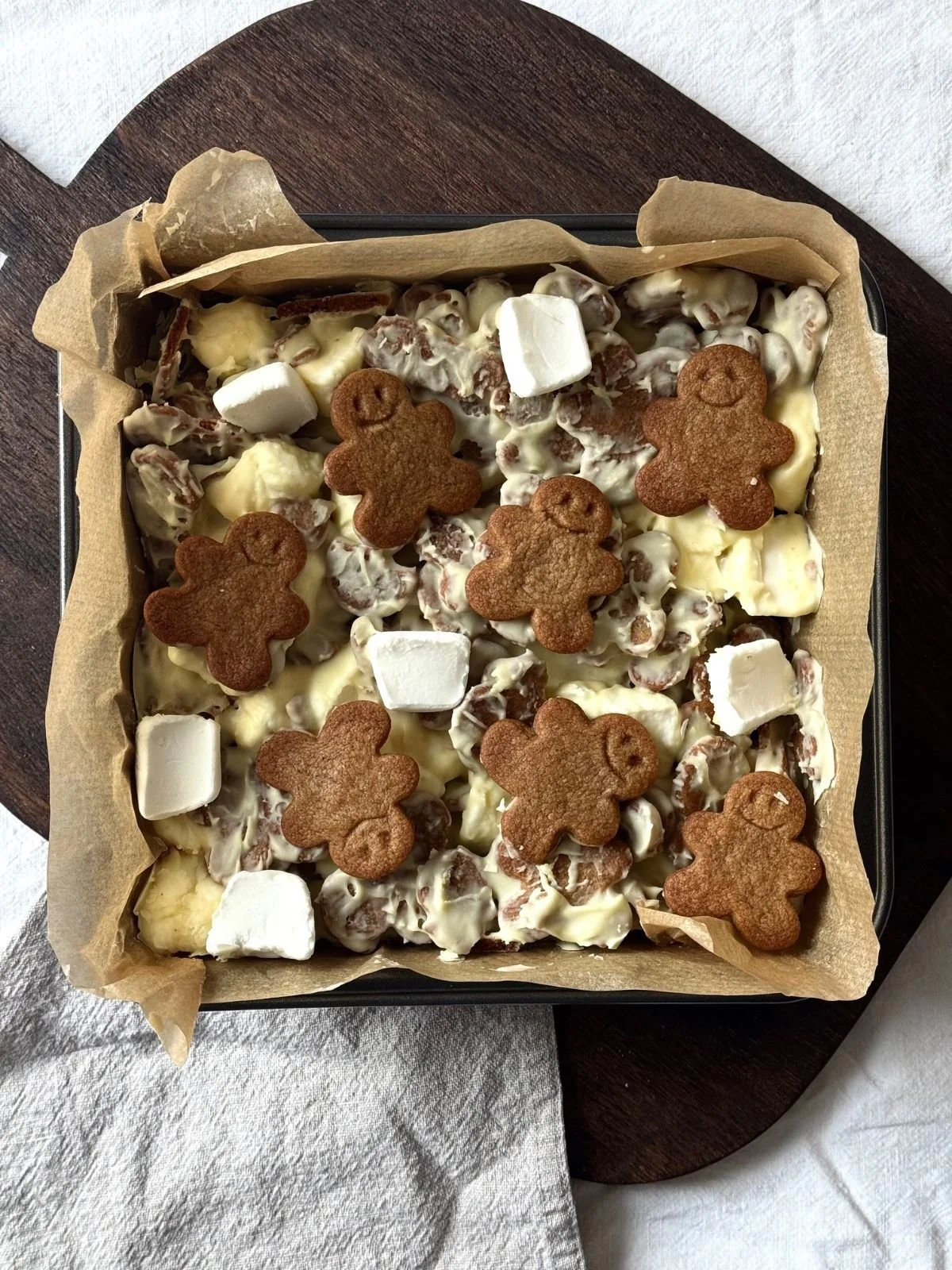 Recipe: Gingerbread &amp; White Chocolate Rocky Road